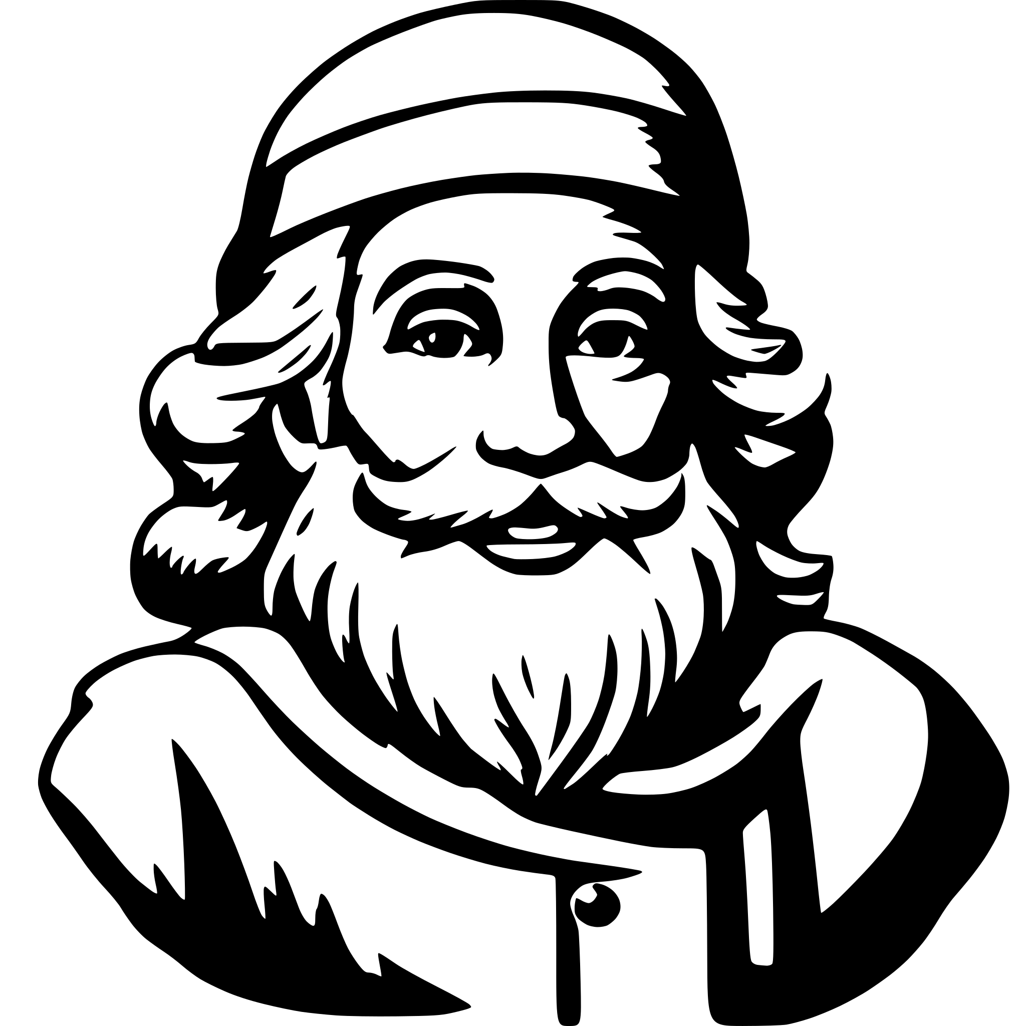 AI-generated SVG of 'santa clause'