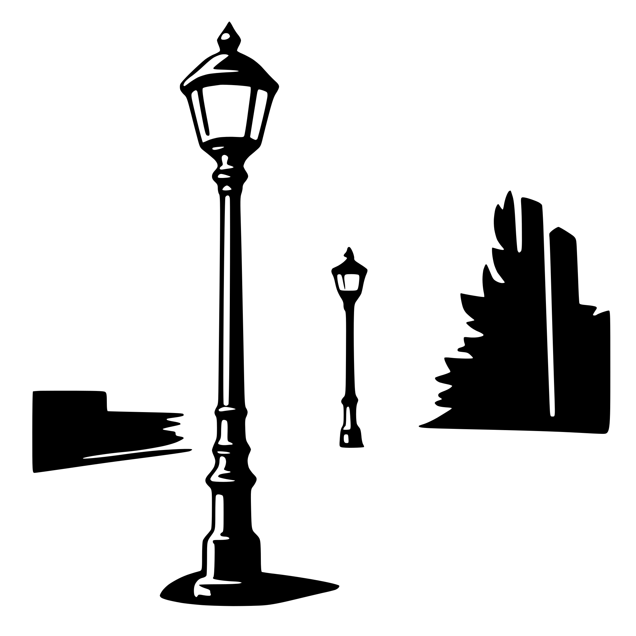 AI-generated SVG of 'street light'