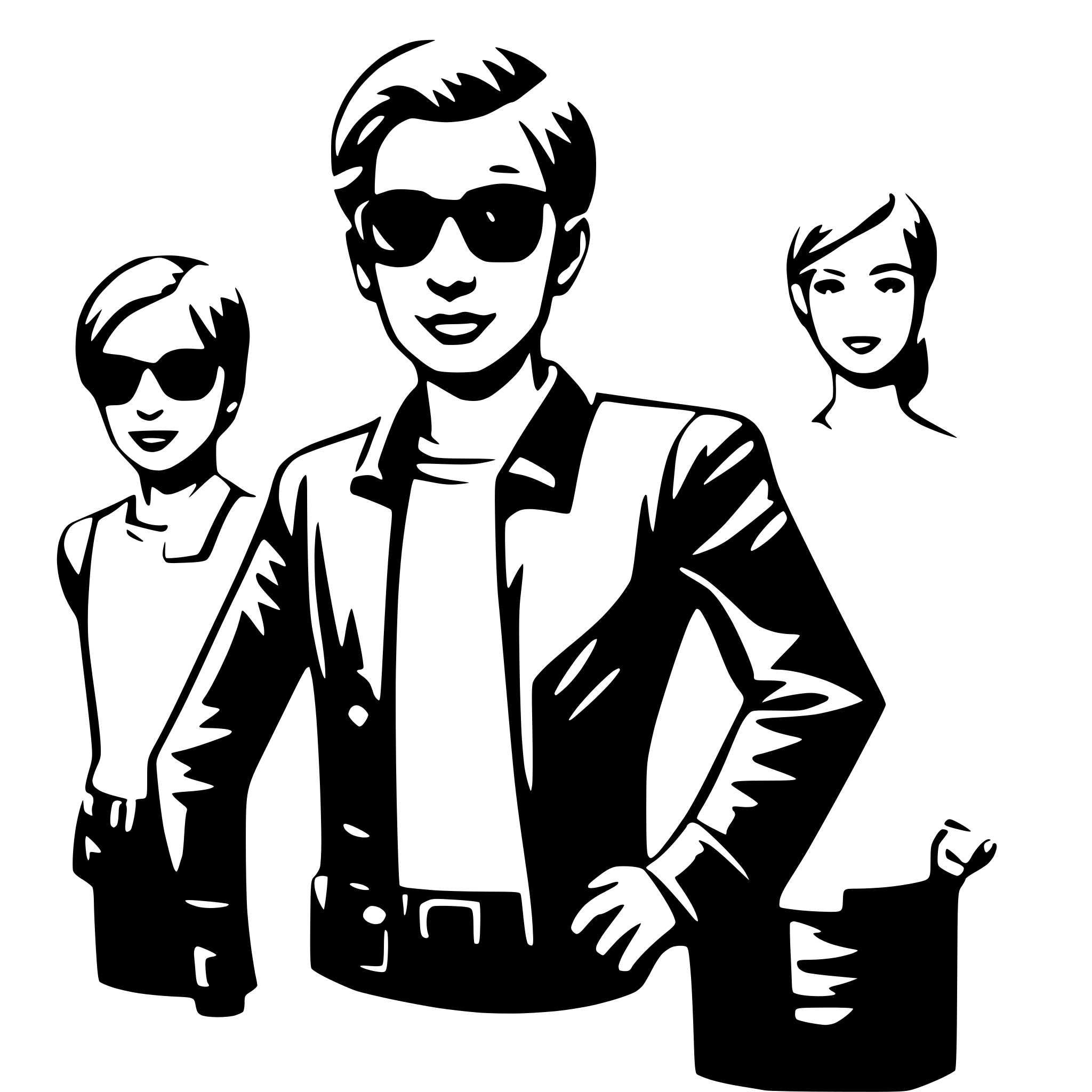 AI-generated SVG of a members