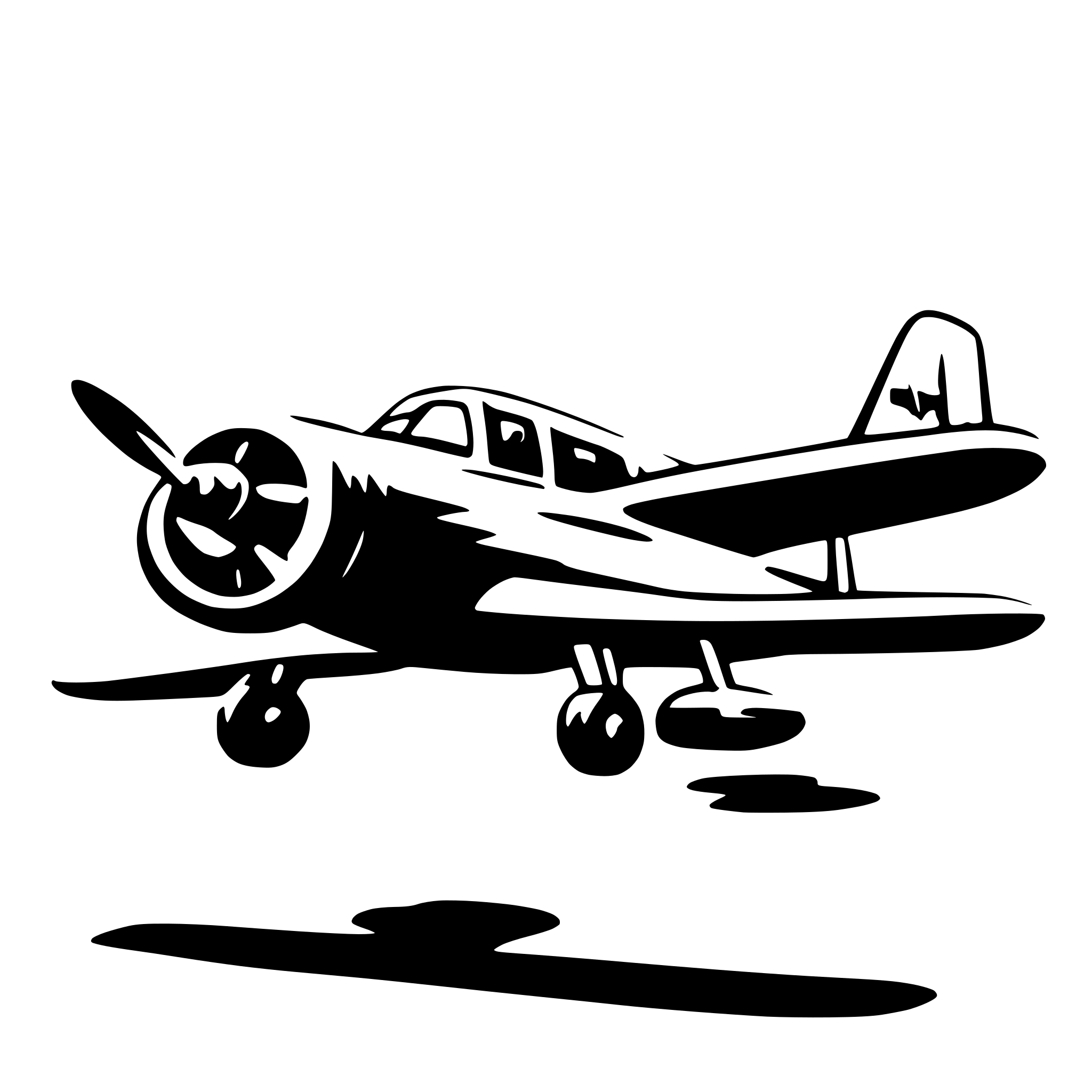 AI-generated SVG of a plane