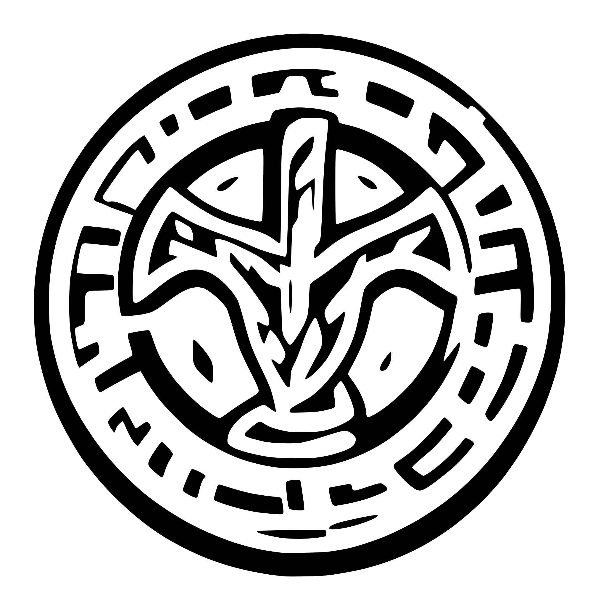 AI-generated SVG of 'celtic pattern assassins logo'