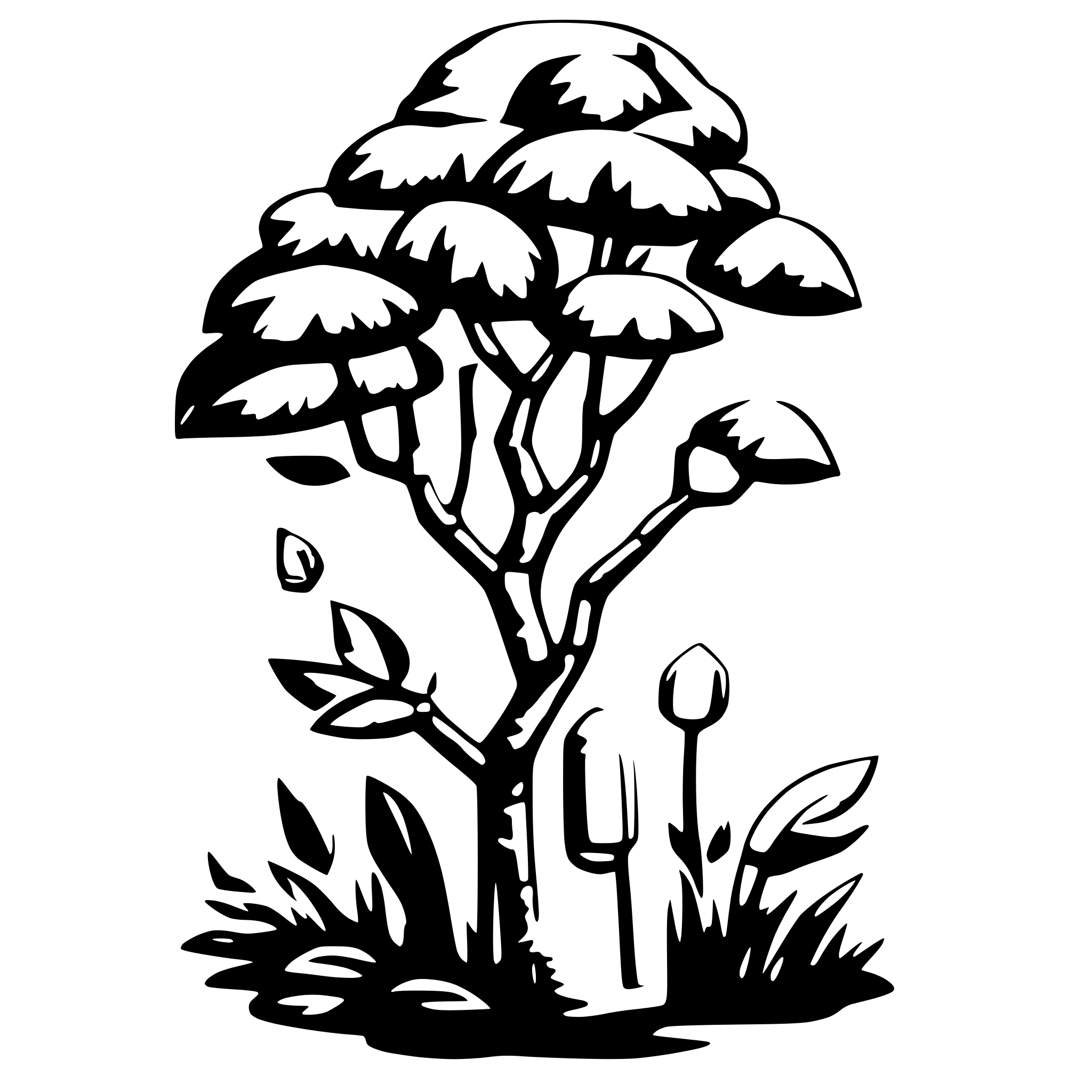 AI-generated SVG of '脾胃失和，面色萎黄'