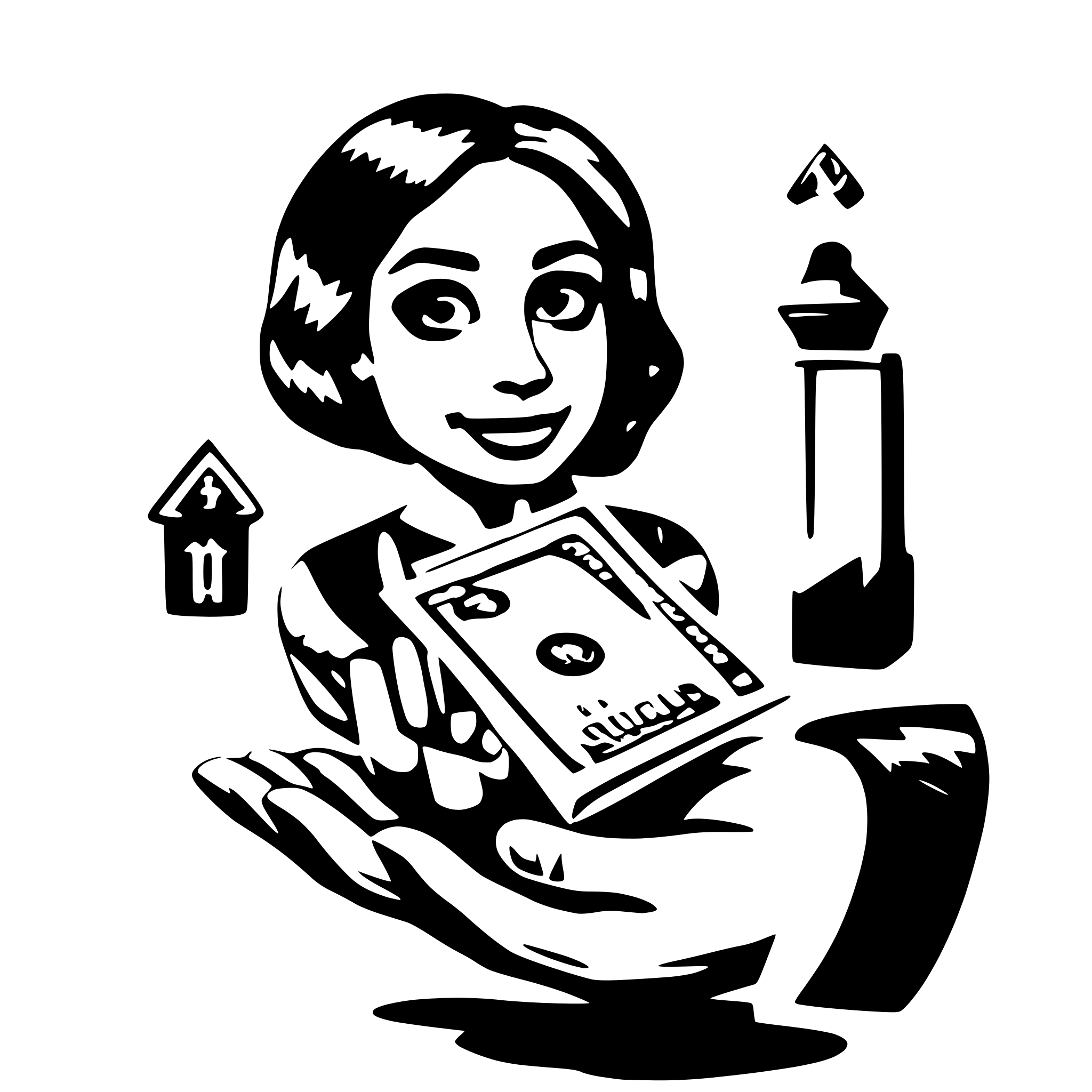 AI-generated SVG of 'give my money'