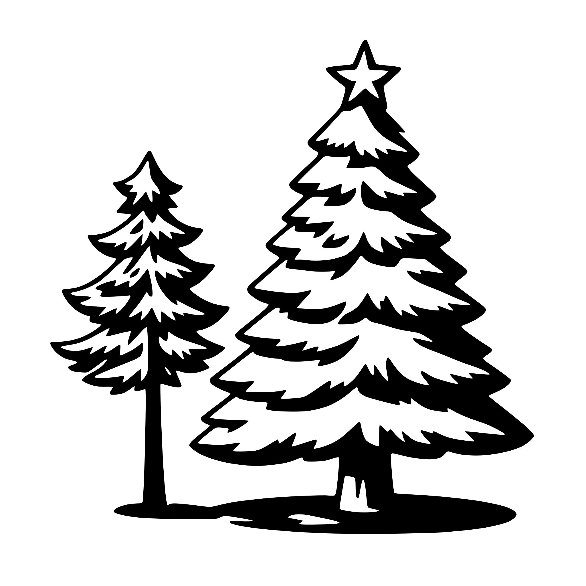 AI-generated SVG of 'christmas tree'