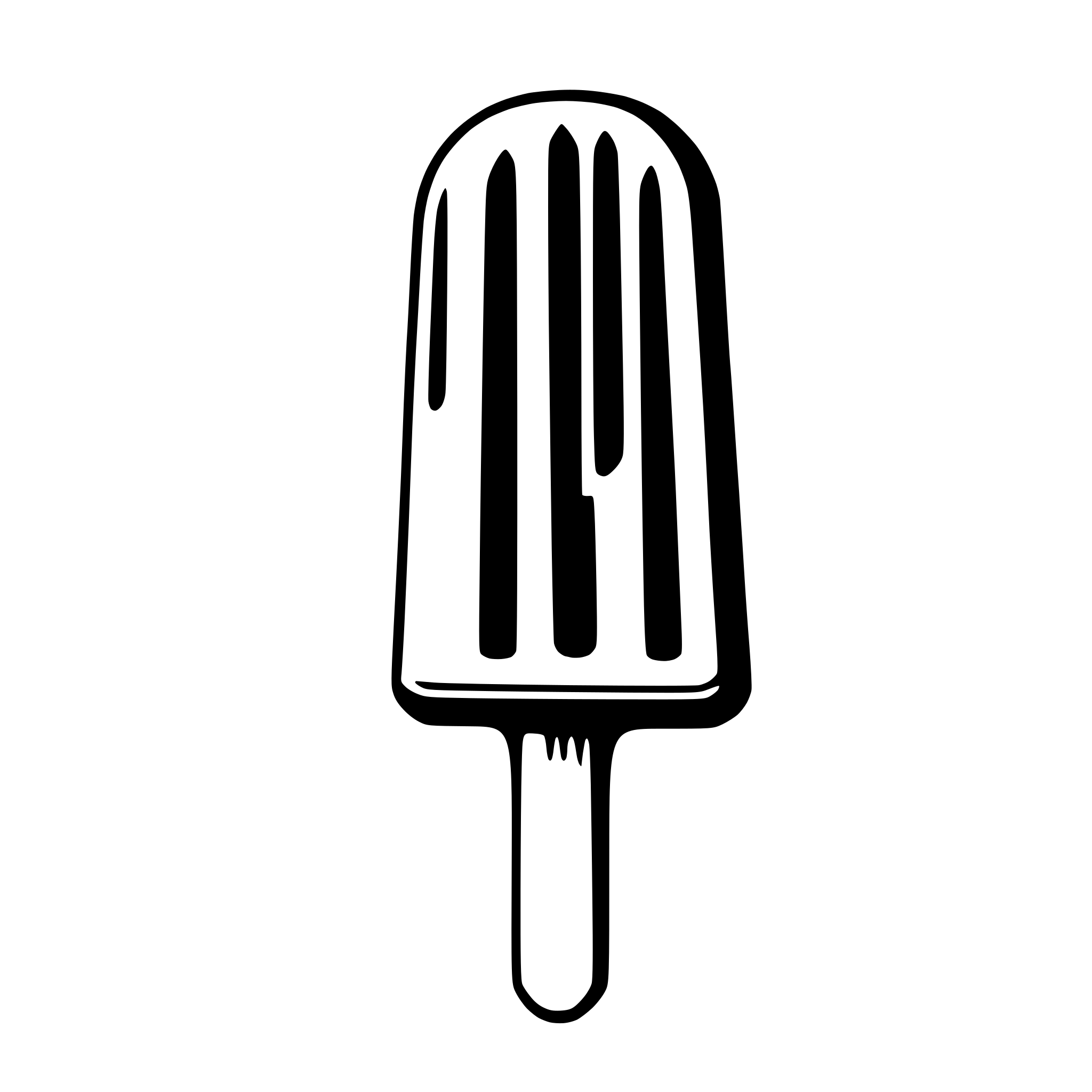 AI-generated SVG of 'popsicle'