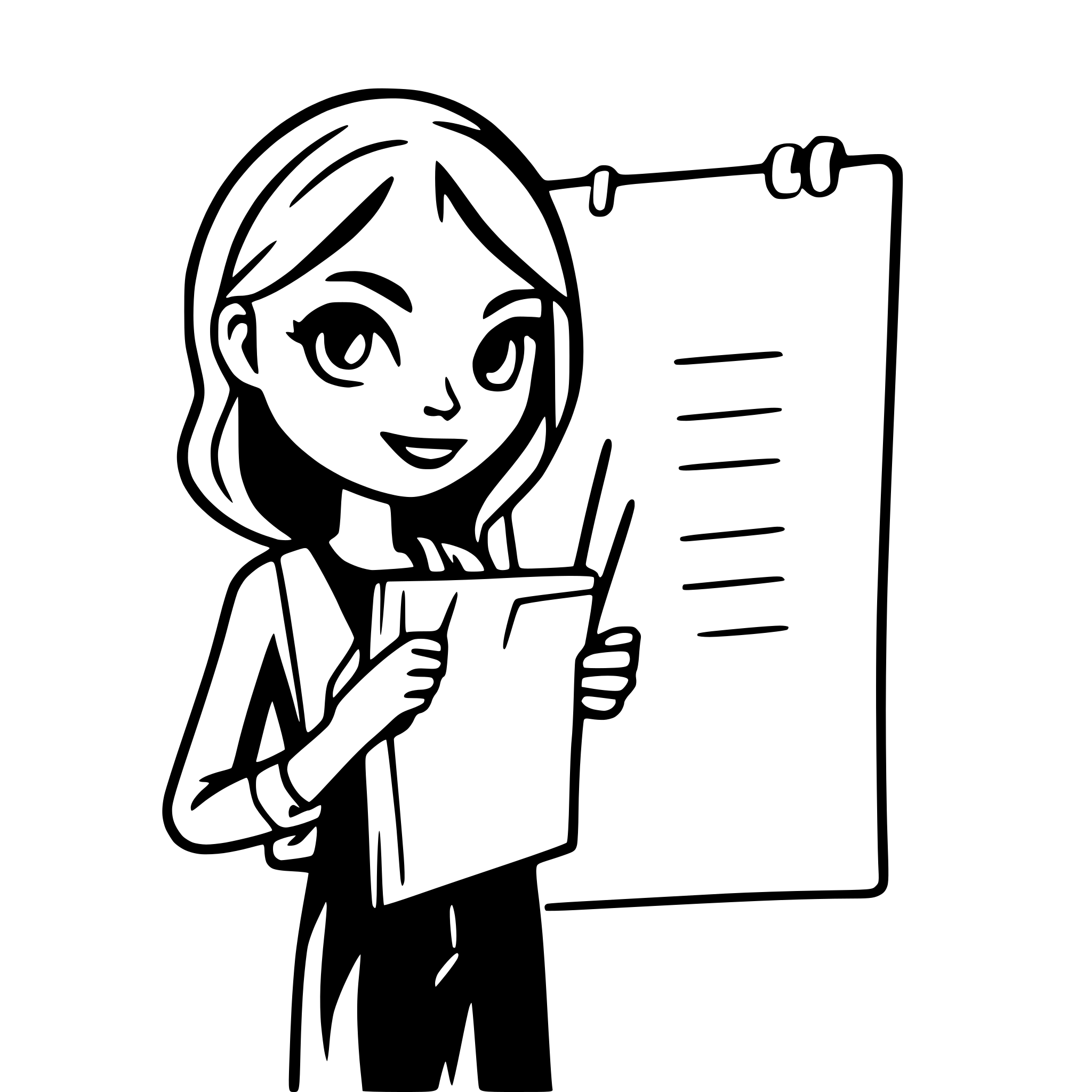 AI-generated SVG of a A stick figure holding an extremely long to-do list AI-generated SVG of a A stick figure holding an extremely long to-do list