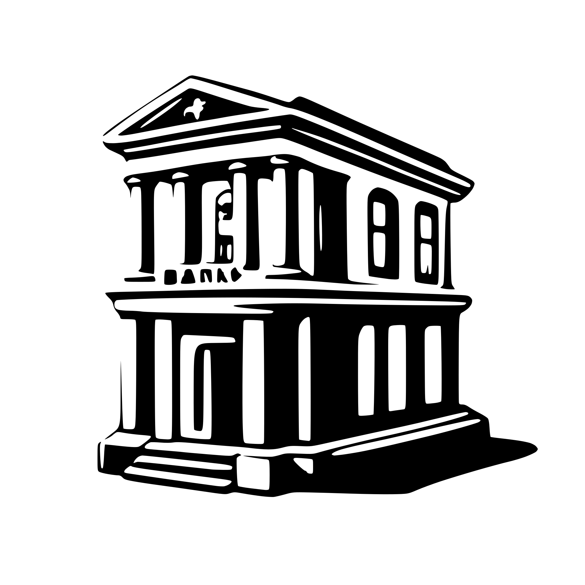 AI-generated SVG of a bank