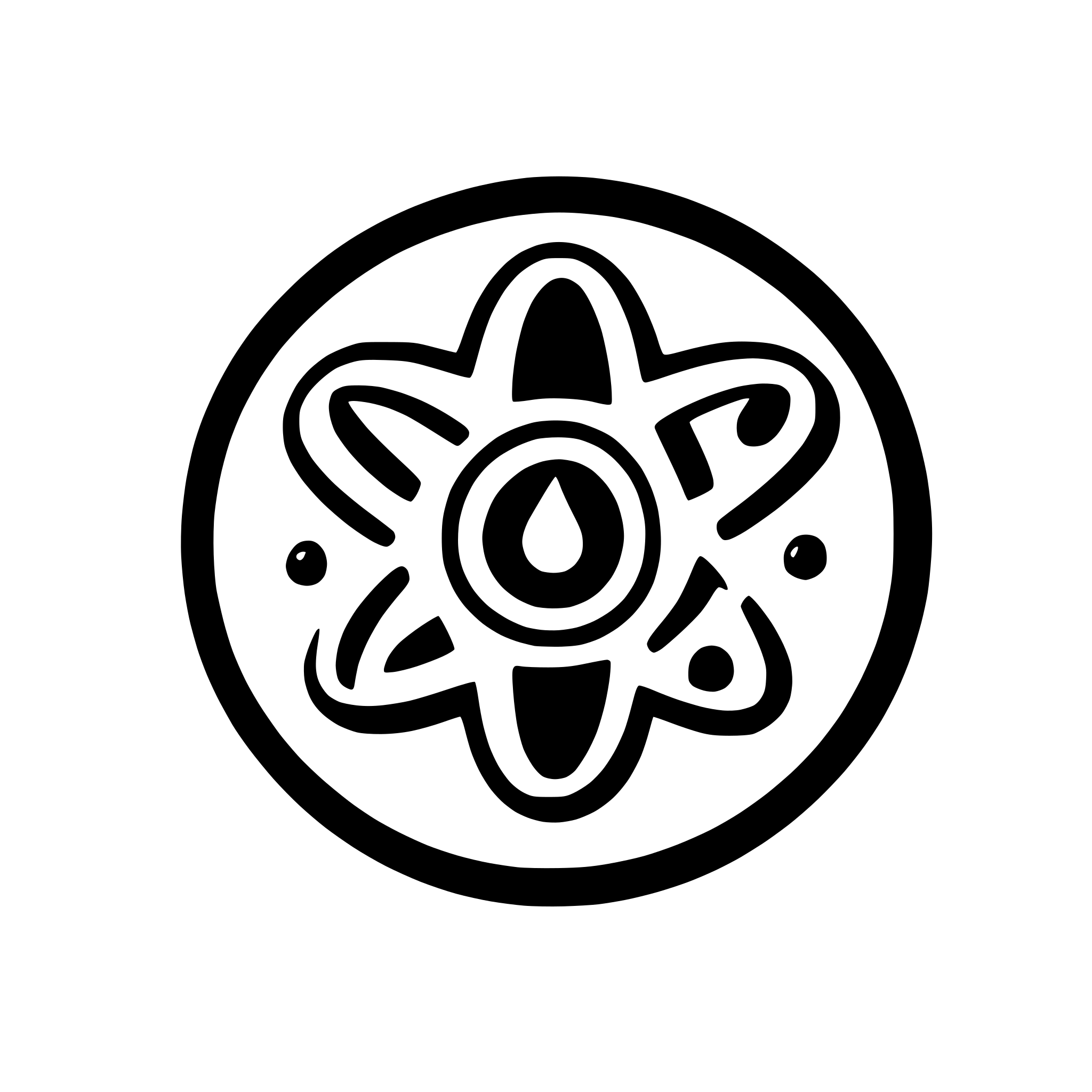 AI-generated SVG of a atomic reaction logo see neutrons