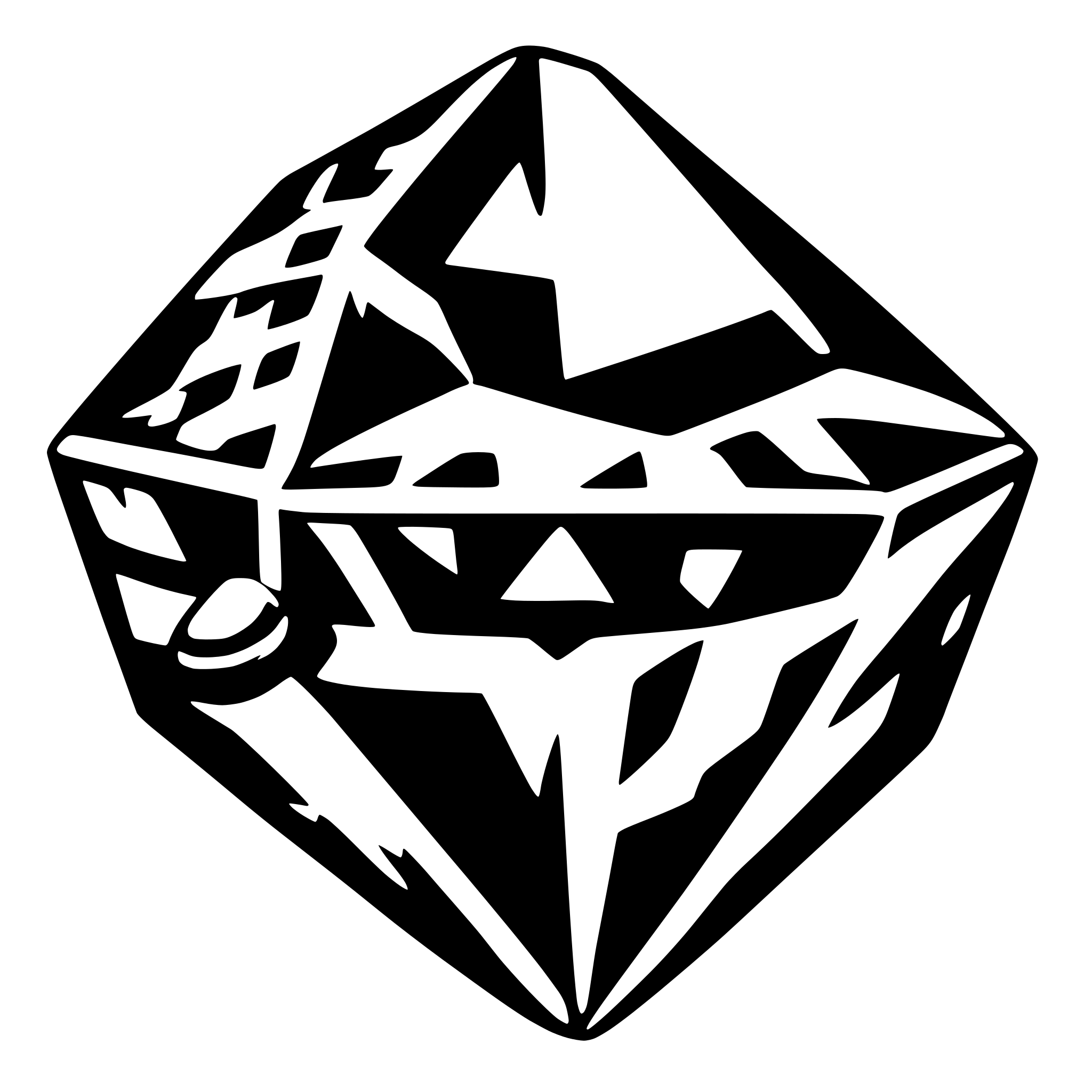 AI-generated SVG of 'python wrapped around large diamond'