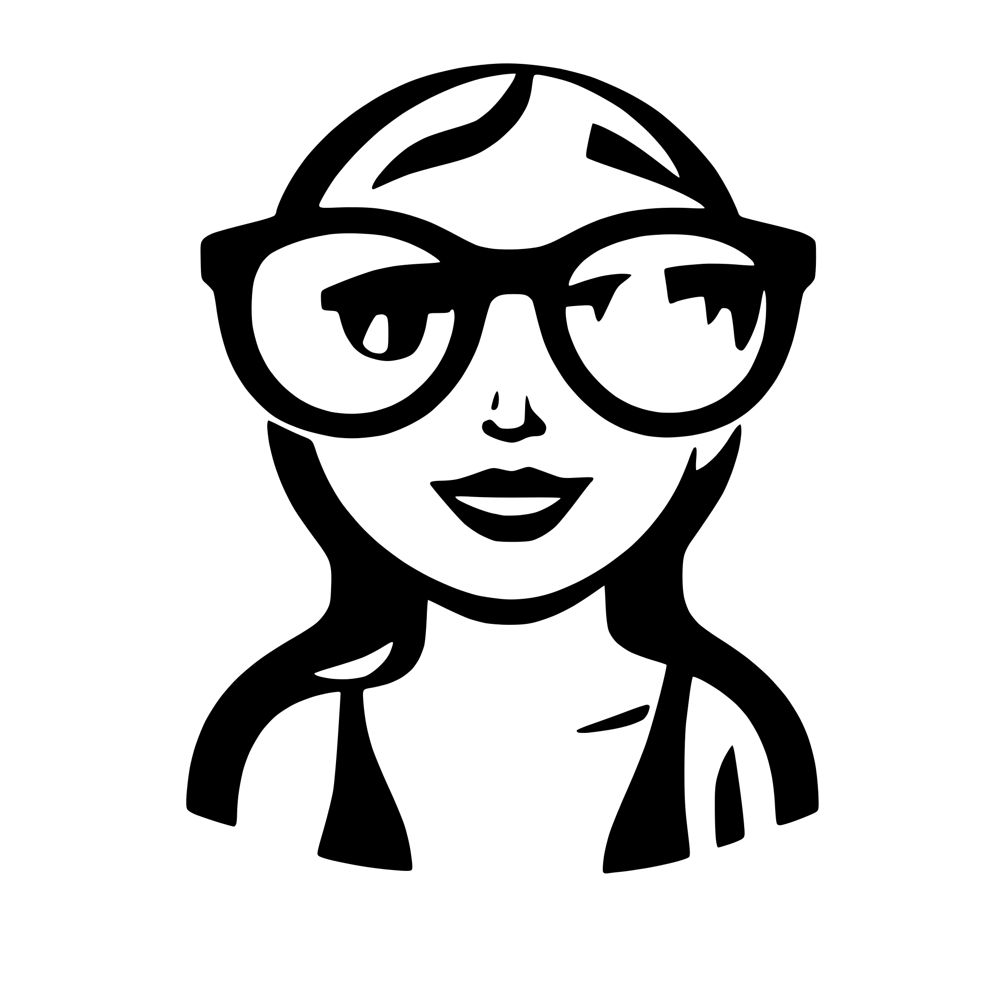 AI-generated SVG of 'sunglasses with beach reflection'