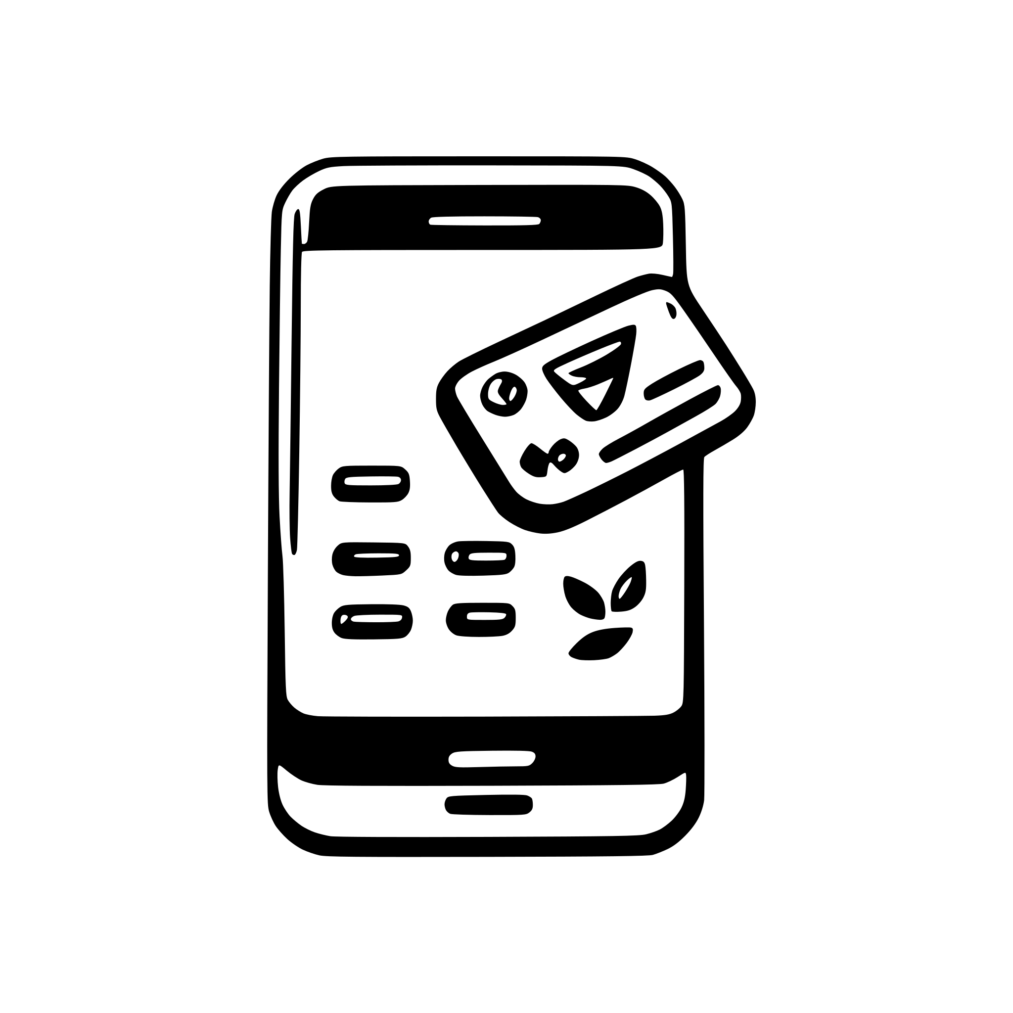 AI-generated SVG of a A clean smartphone icon with a contactless payment symbol. AI-generated SVG of a A clean smartphone icon with a contactless payment symbol.
