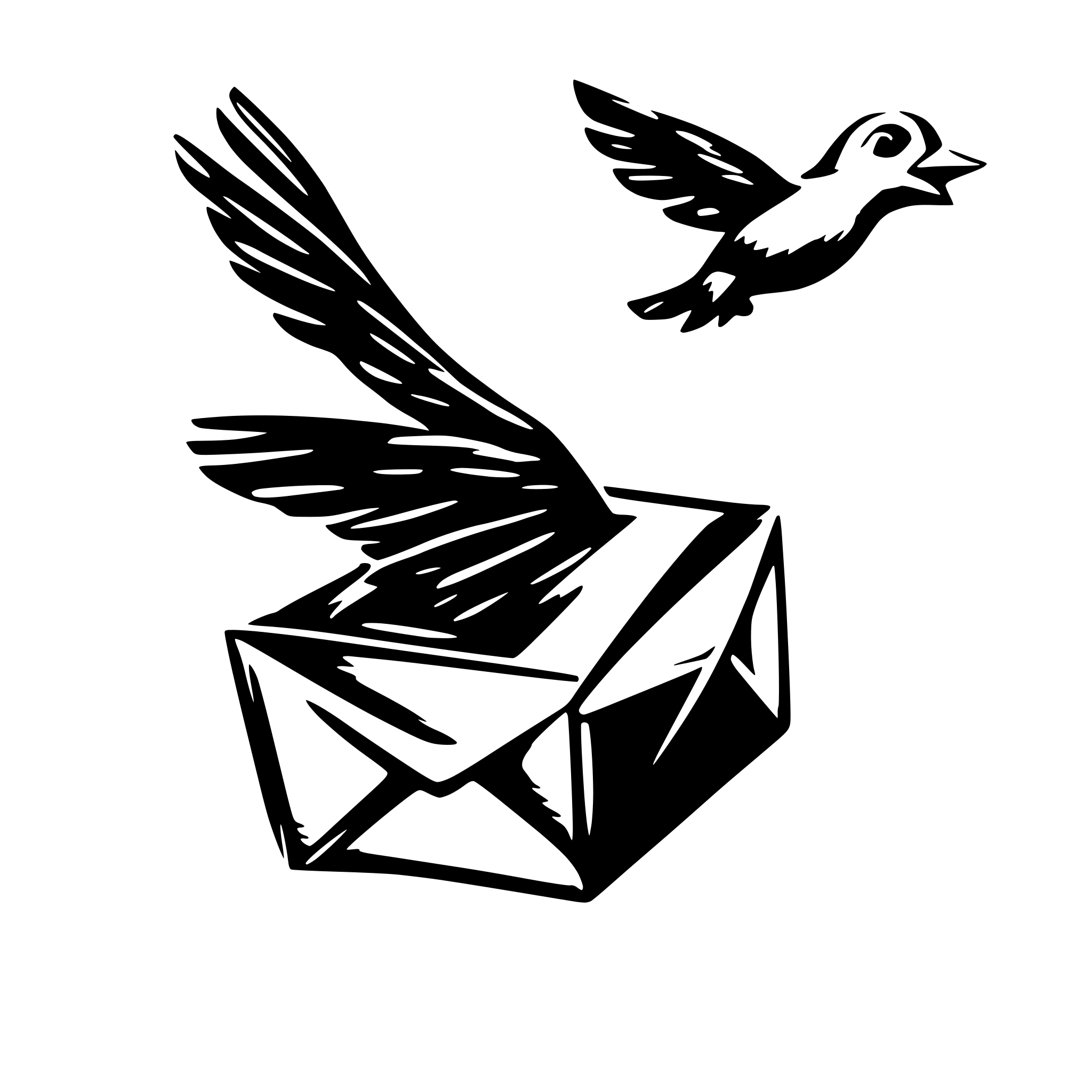 AI-generated SVG of a e-mail flying away