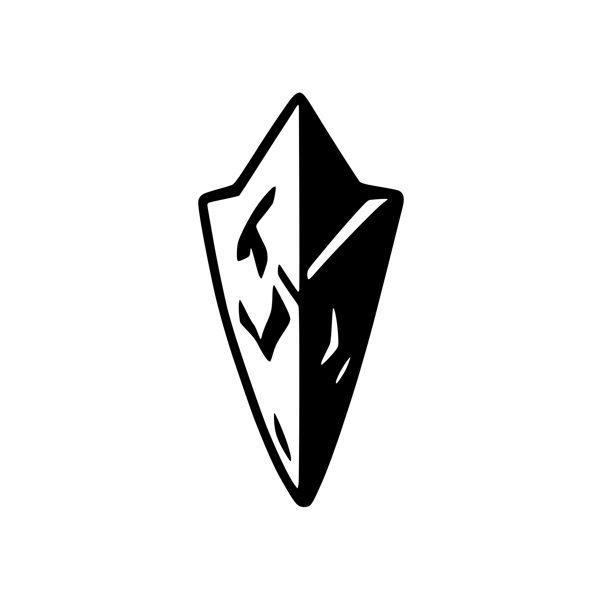 AI-generated SVG of 'Cursed Black Alloy Shard'