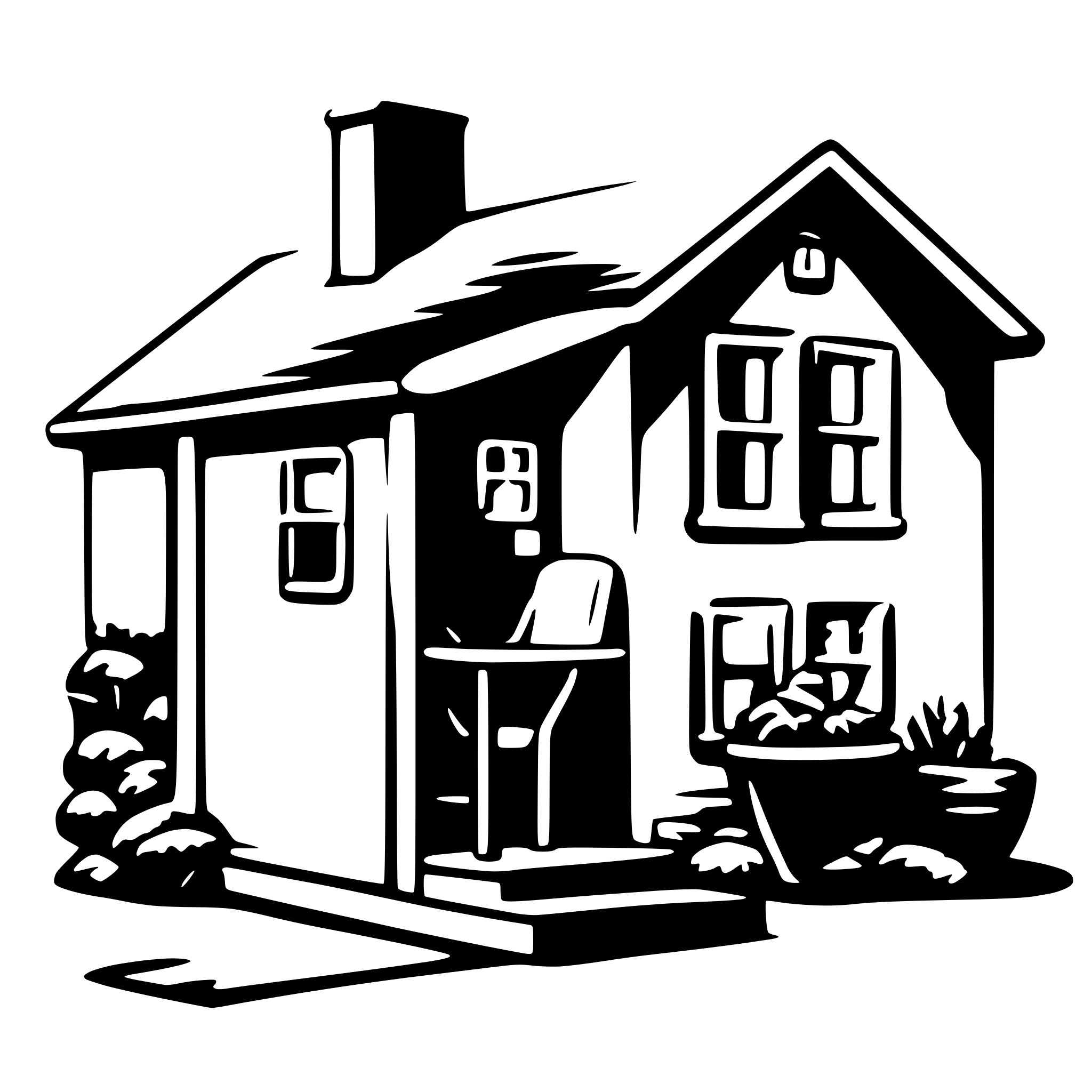 AI-generated SVG of a homecage