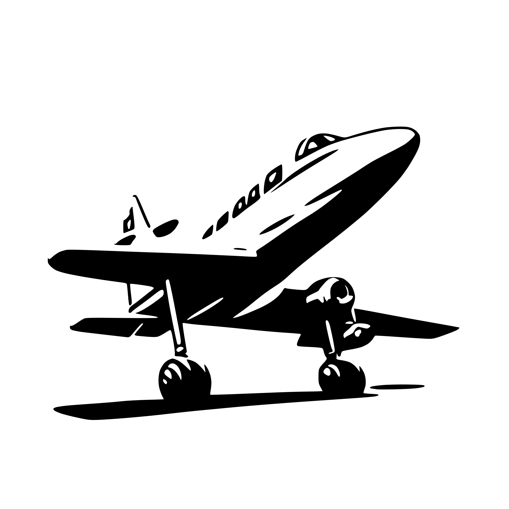 AI-generated SVG of 'aircraft'