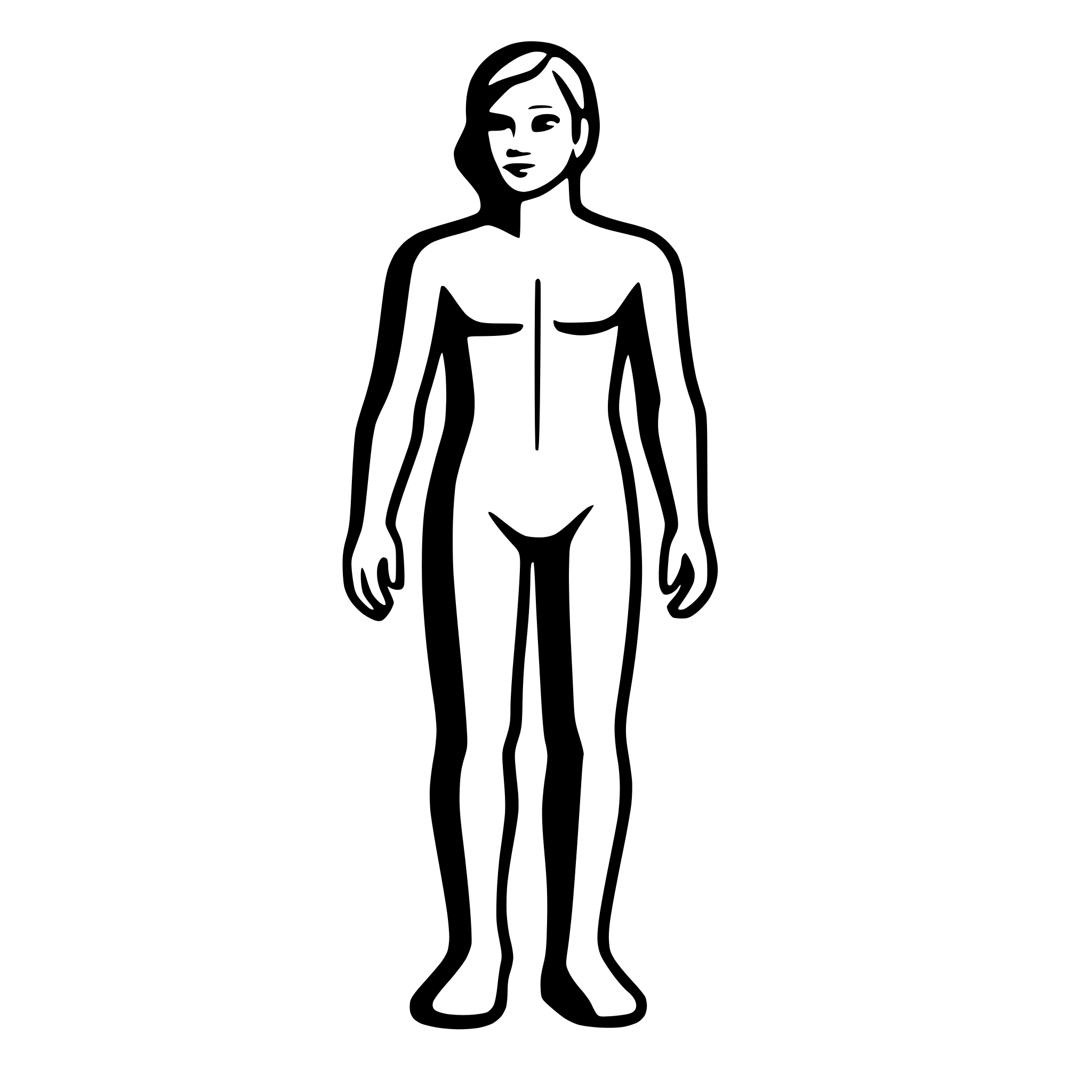 AI-generated SVG of 'silhouette medical, male'