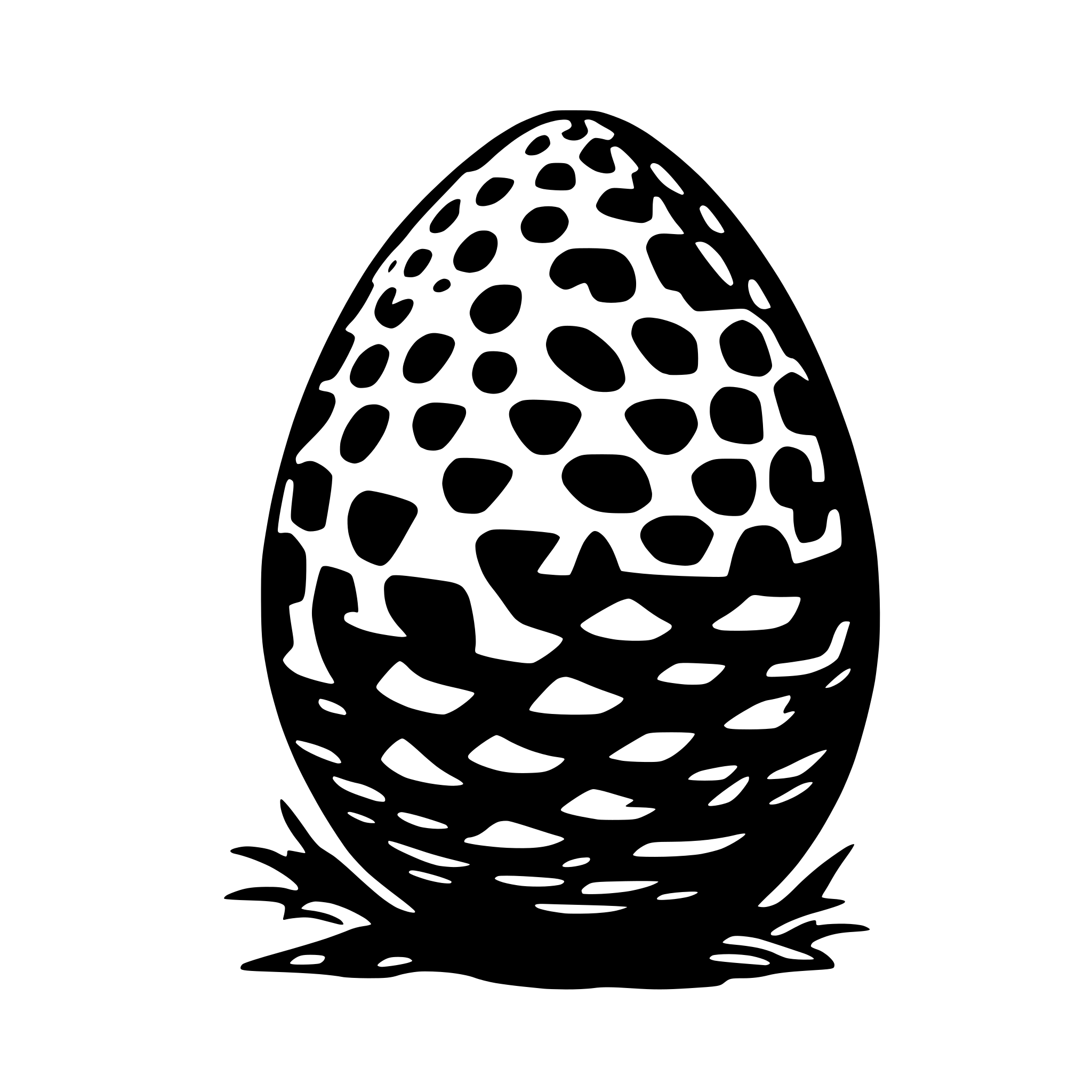 AI-generated SVG of 'dragon egg'