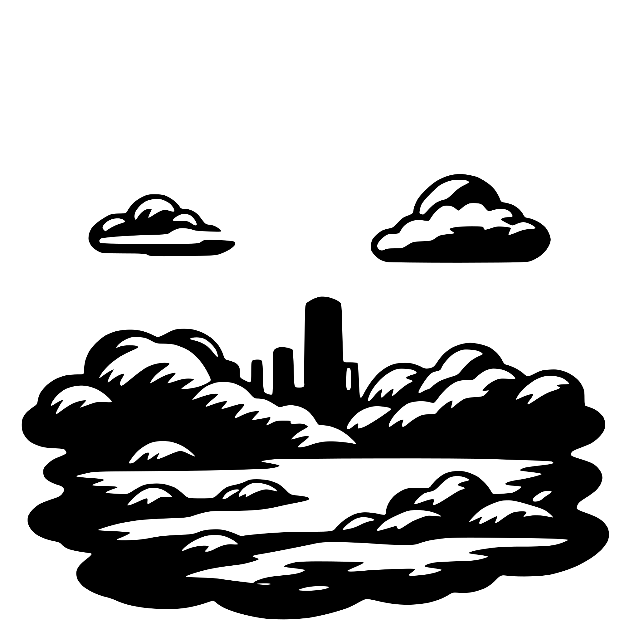 AI-generated SVG of a sun and clouds