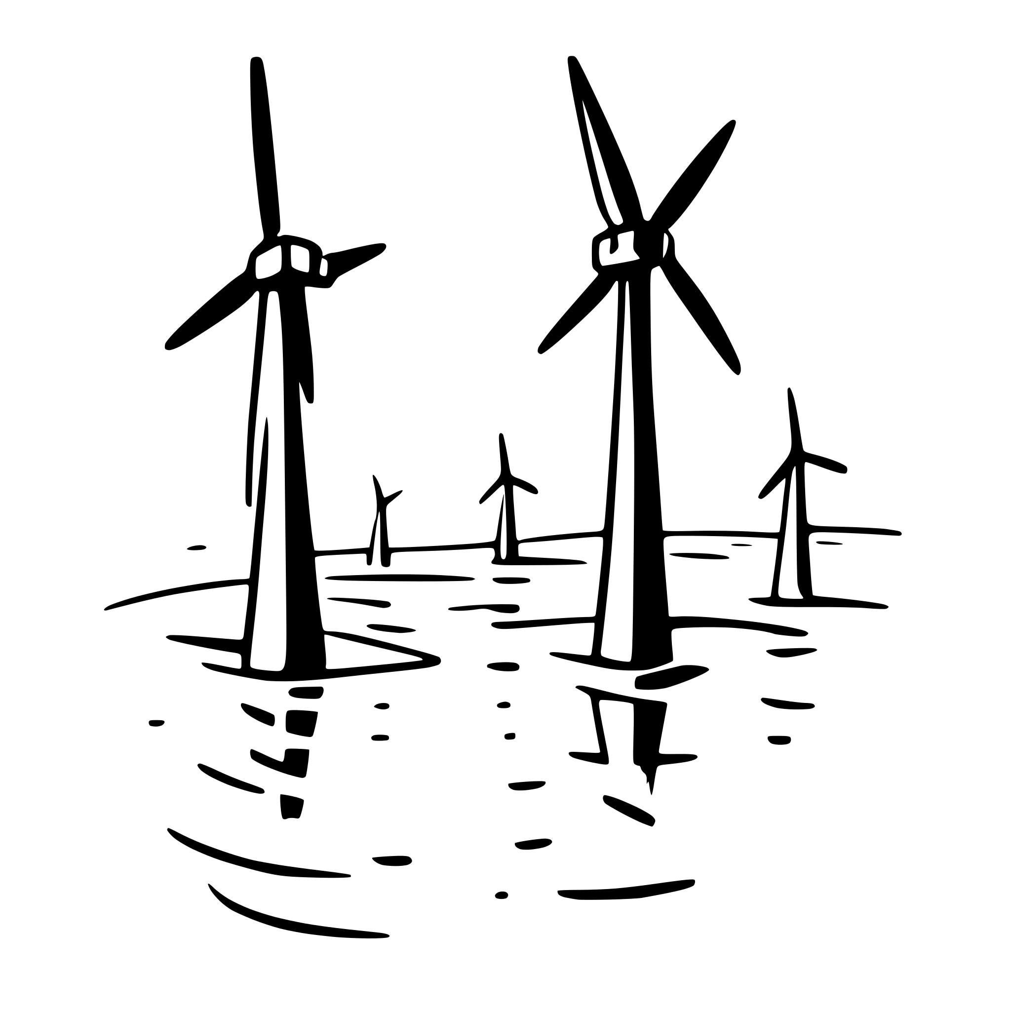 AI-generated SVG of 'offshore wind farm'