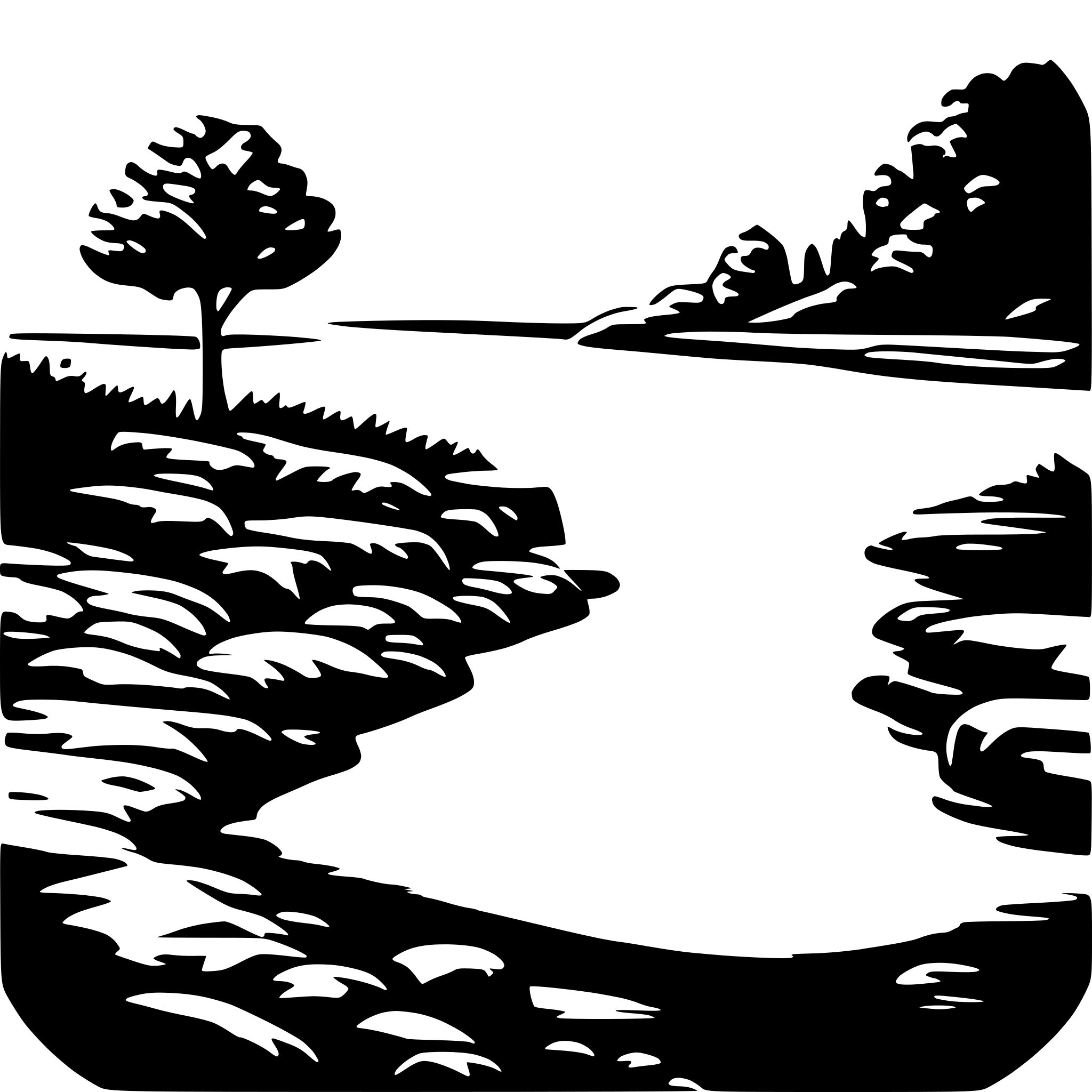 AI-generated SVG of 'river'