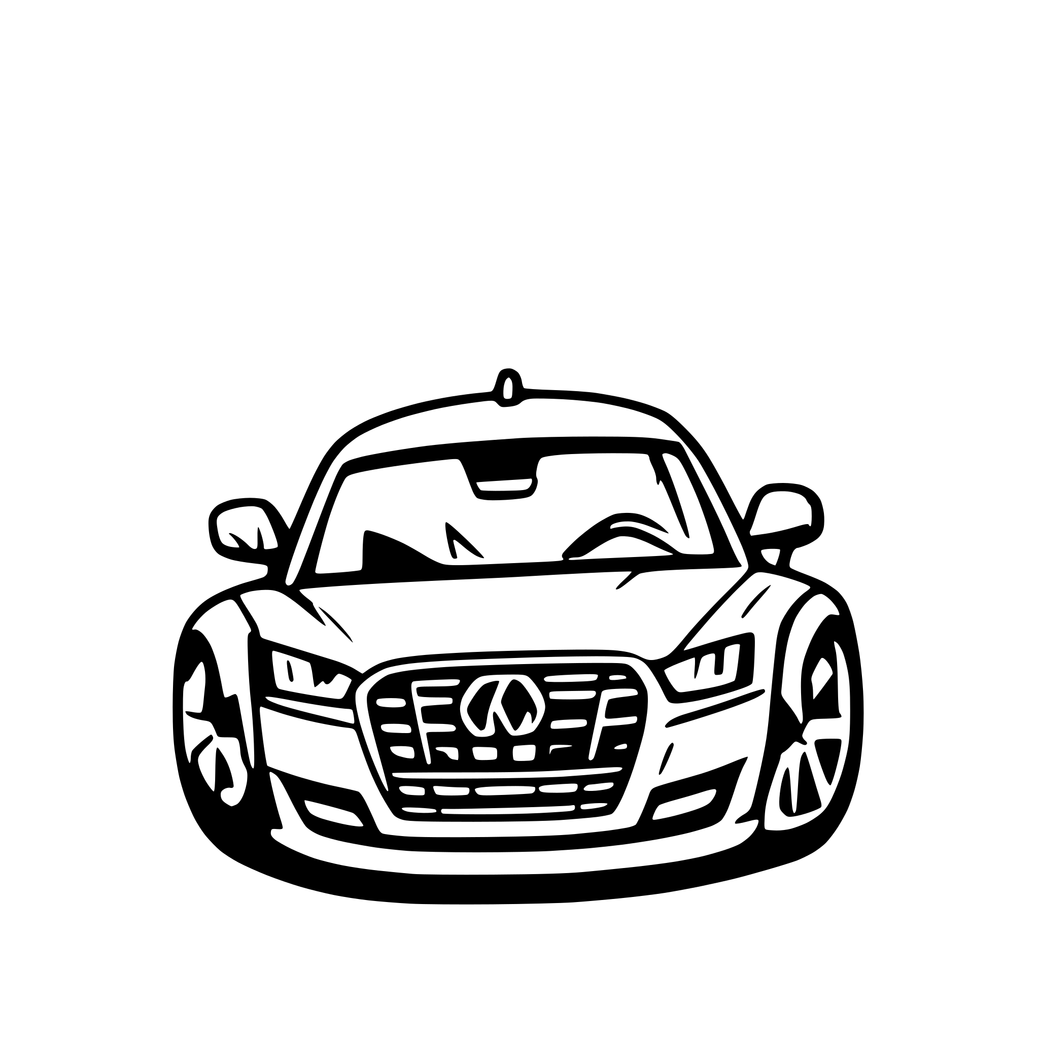 AI-generated SVG of a audi a5