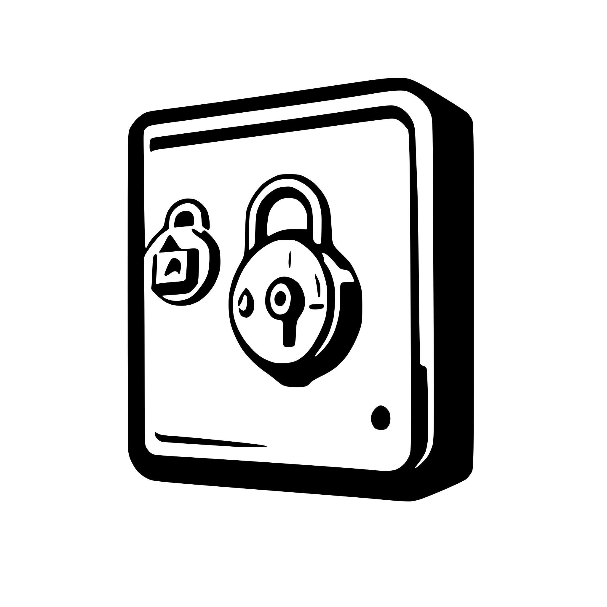 AI-generated SVG of a key unlocking a safe