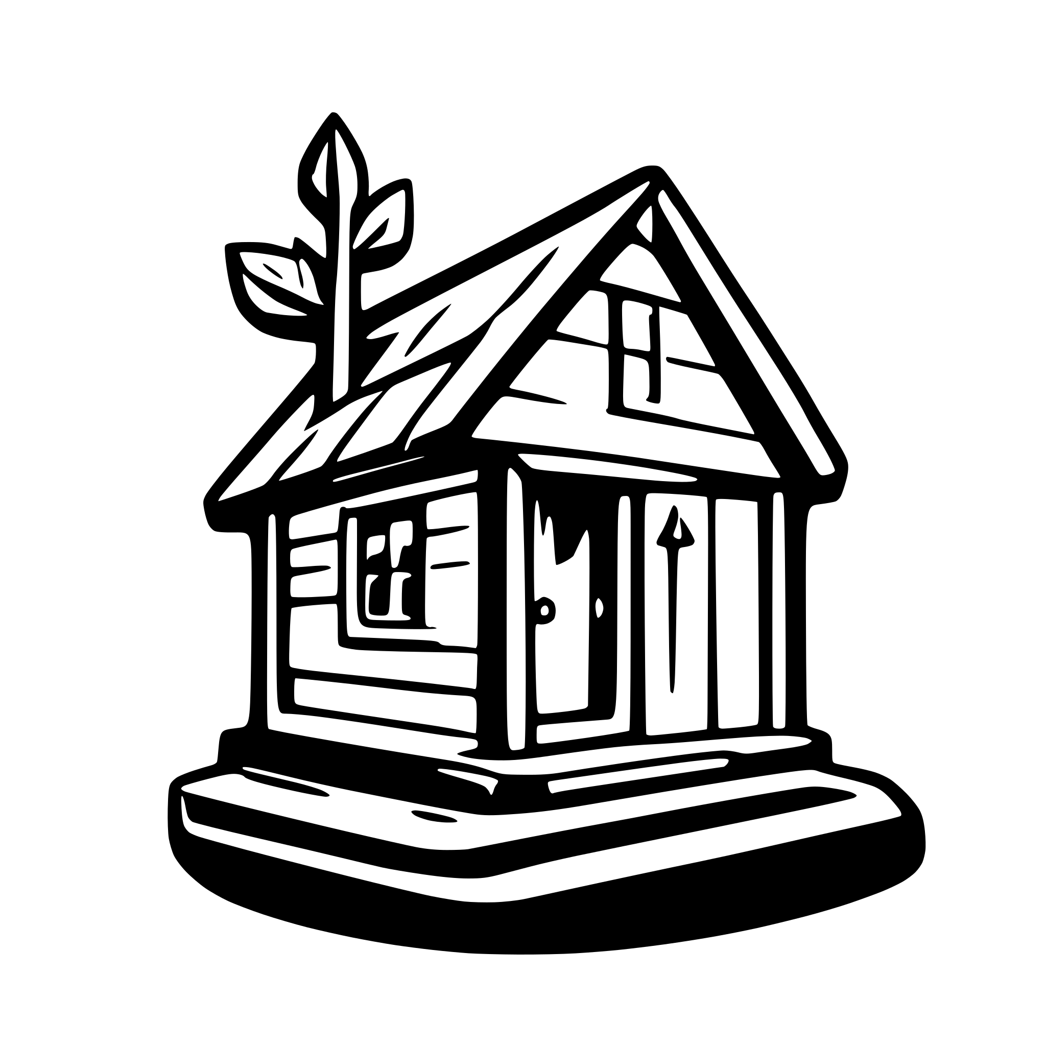 AI-generated SVG of 'a tiny wooden cabin'