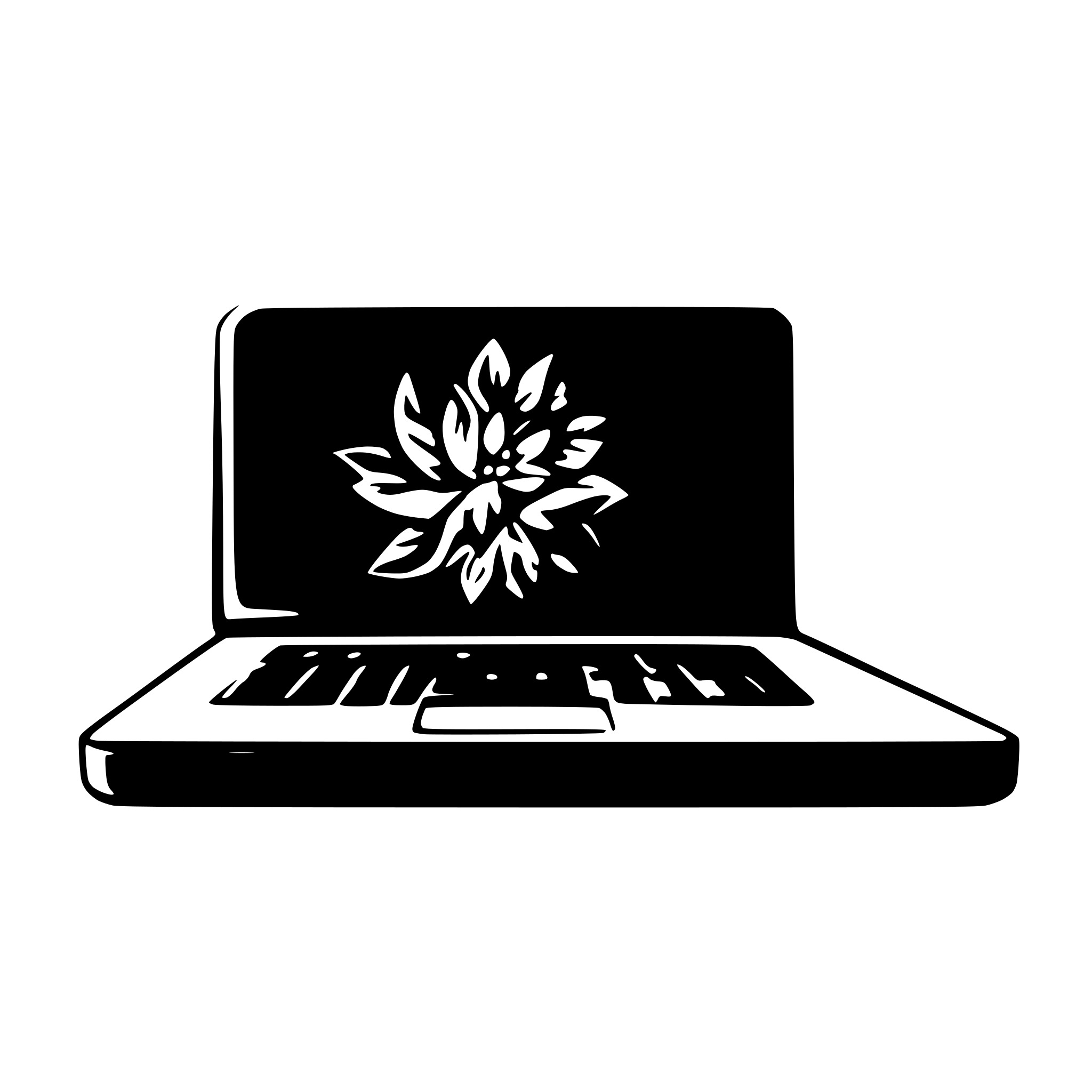 AI-generated SVG of a laptop