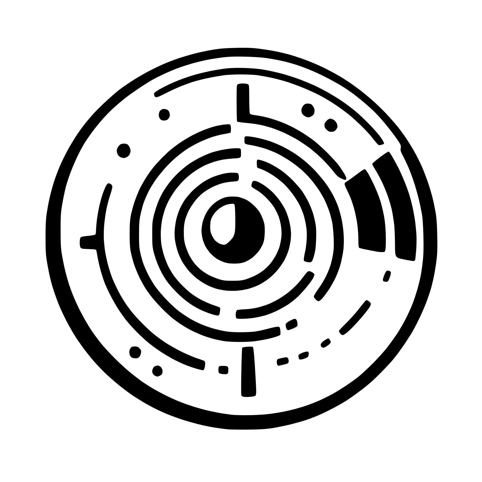 AI-generated SVG of a Minimalistic icon of a circular radar screen or abstract scanning waves, vector style. Colors: cool blue #2D62D1 and teal #22B8CF gradient for the radar, with a small orange #E67E22 highlight. Clean and modern design, evokes security monitoring and tech.