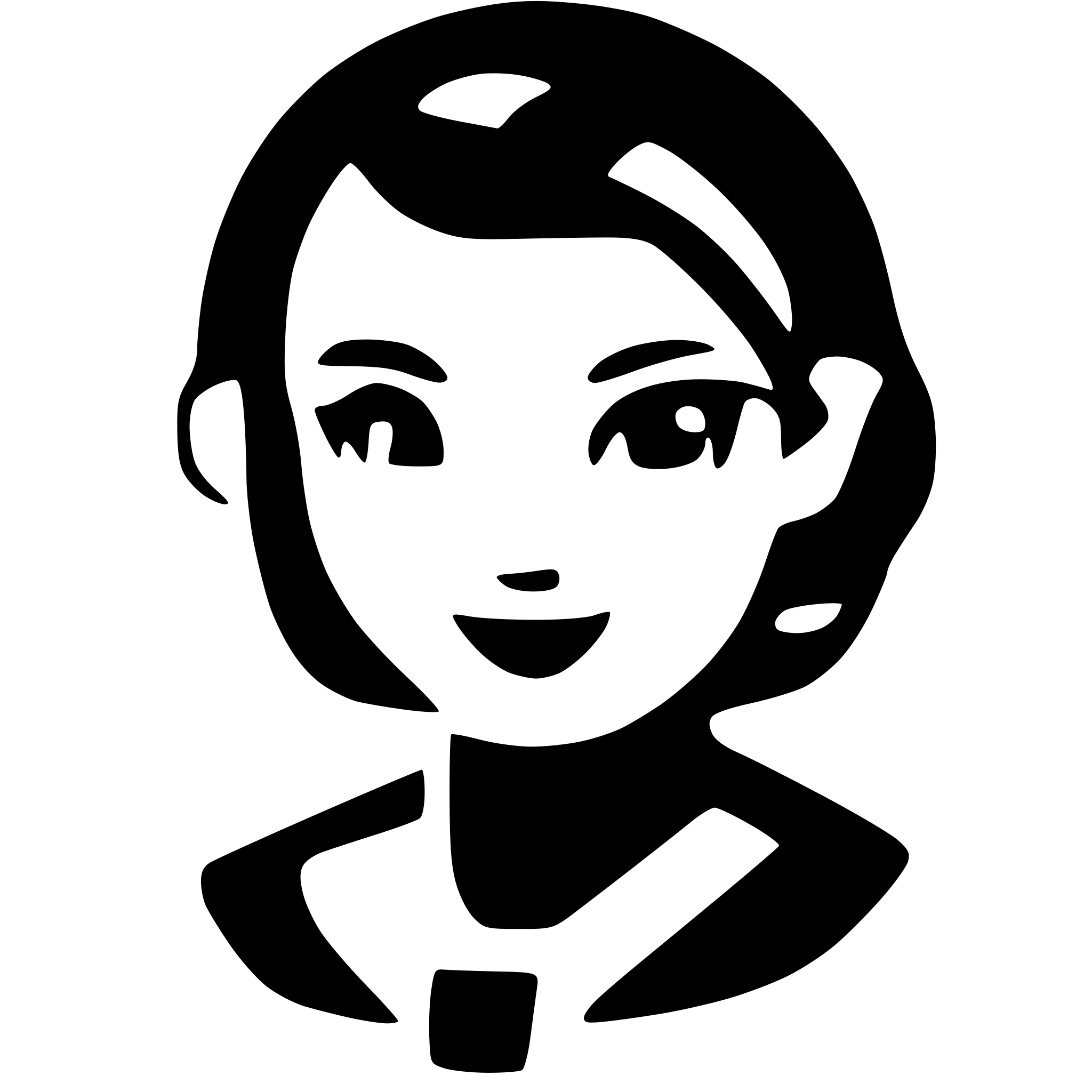 AI-generated SVG of a an avatar for an agent that echos back user audio