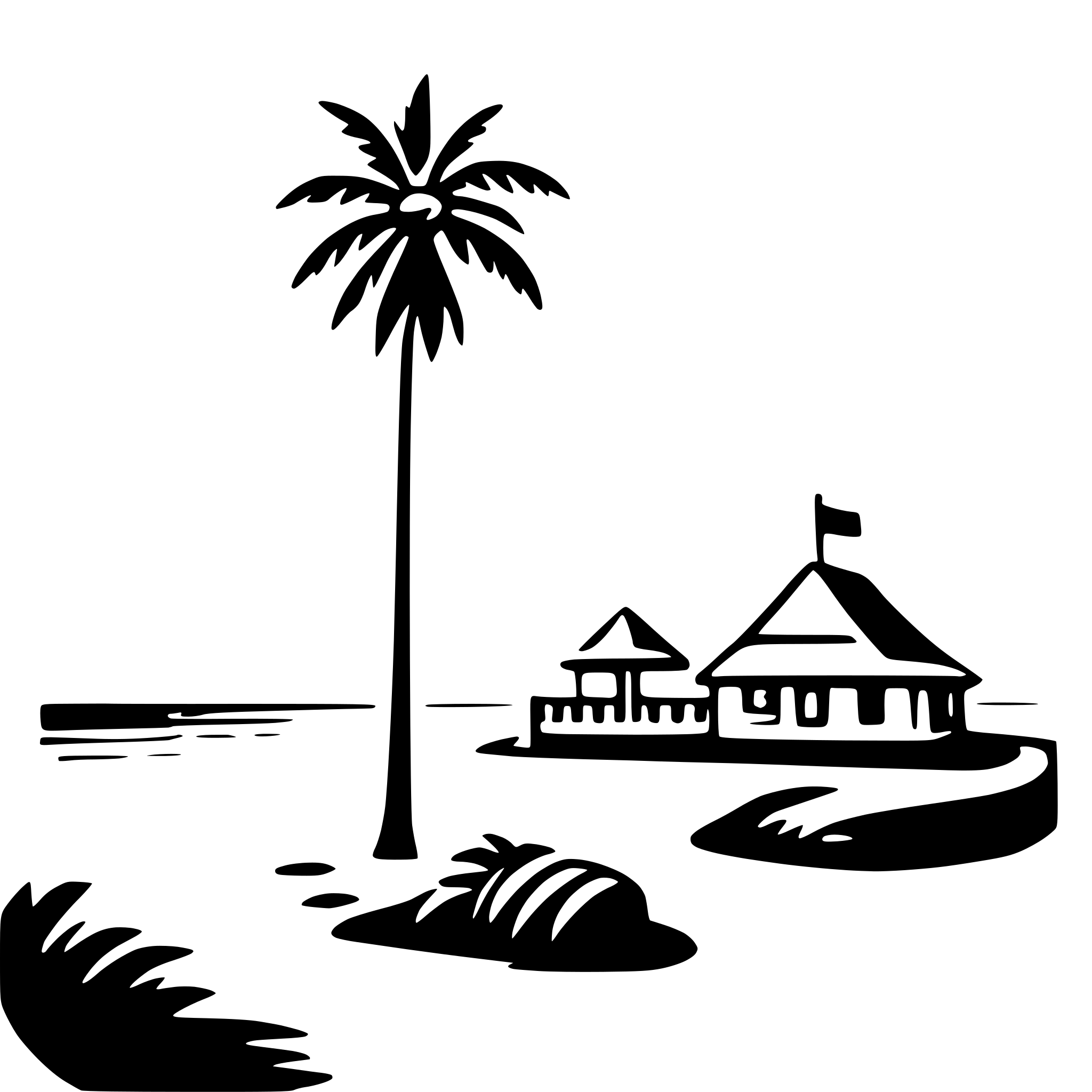 AI-generated SVG of a bora bora