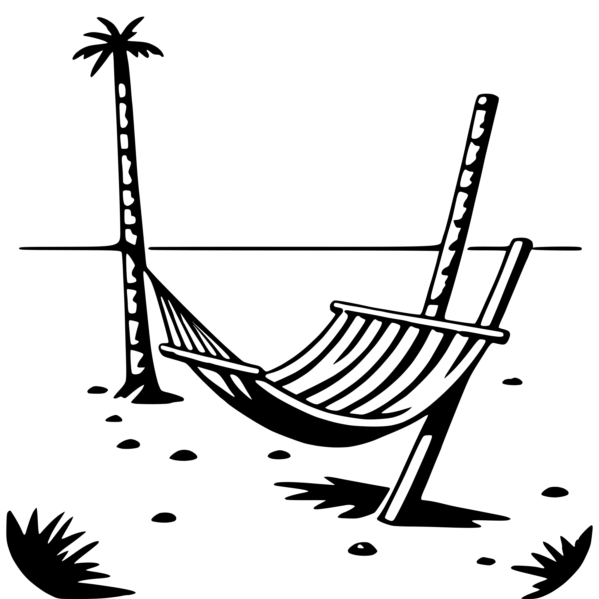 AI-generated SVG of 'beachside hammock relax'