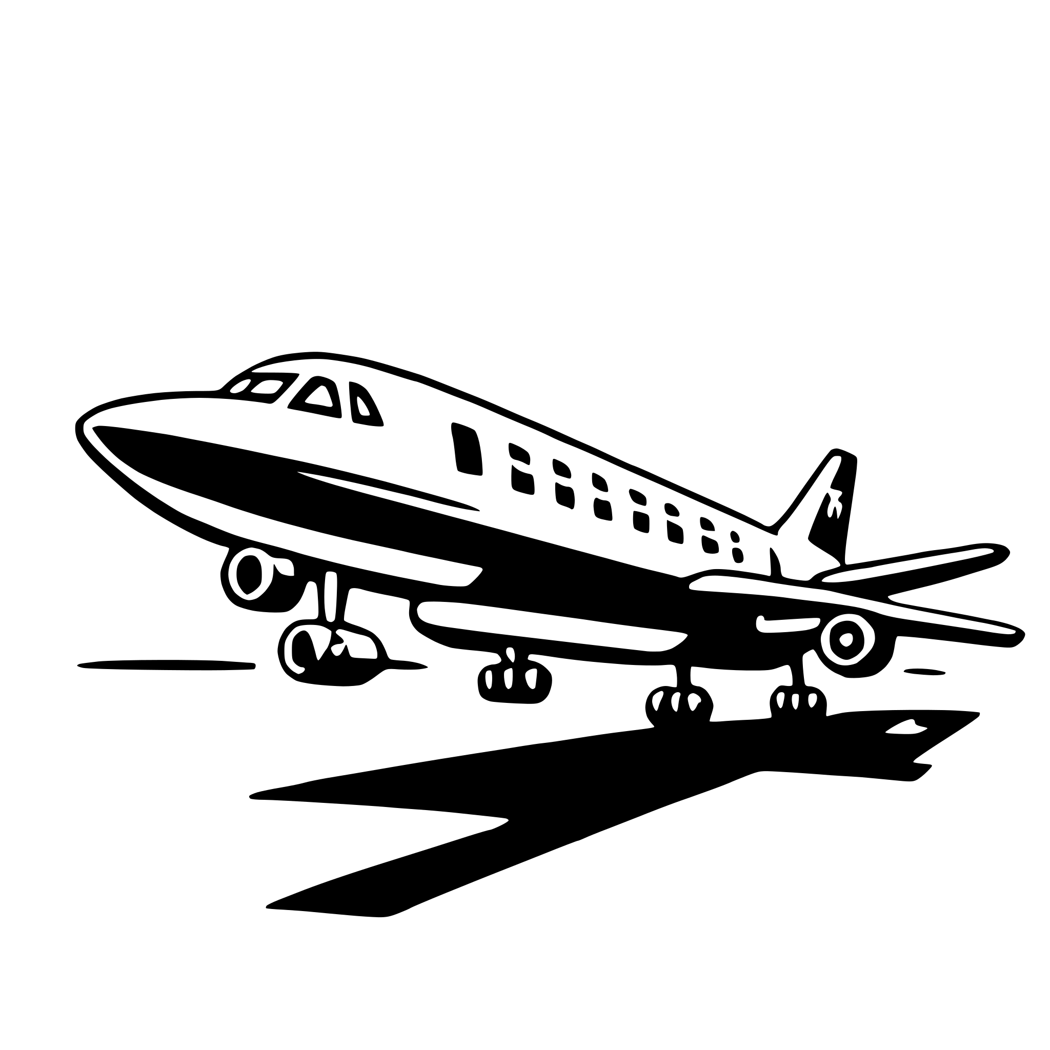 AI-generated SVG of a airliner
