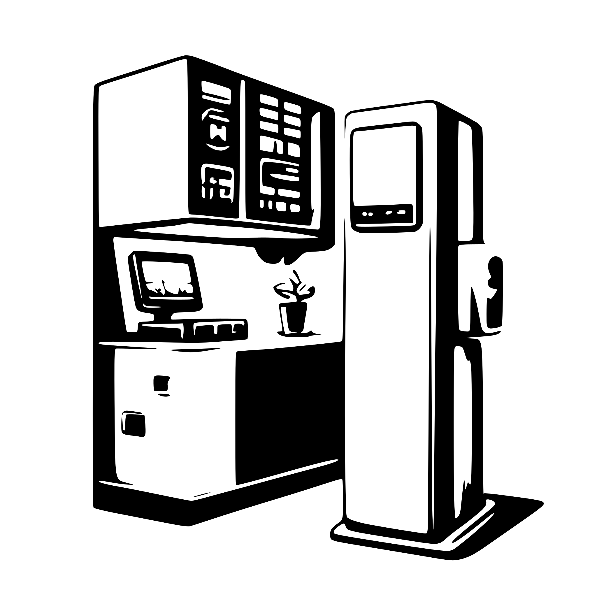 AI-generated SVG of a smart room system