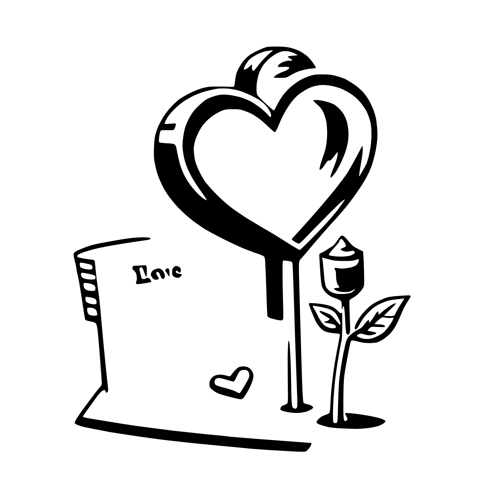 AI-generated SVG of a love poem