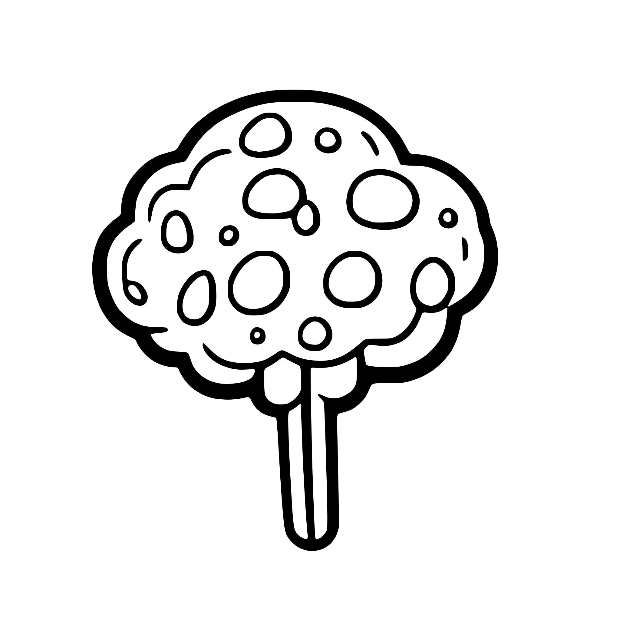 AI-generated SVG of a a cloud raining colorful candy