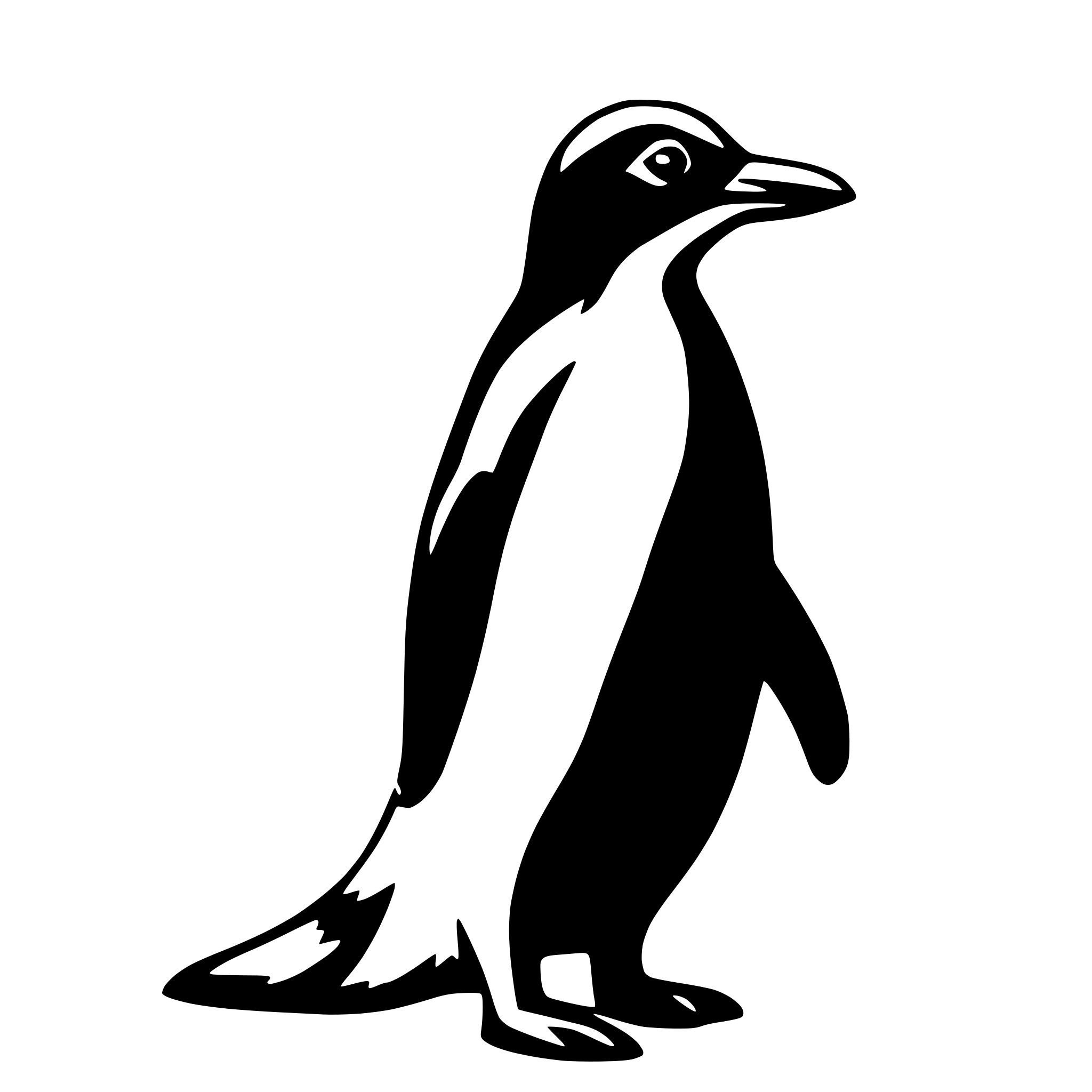 AI-generated SVG of a penguin