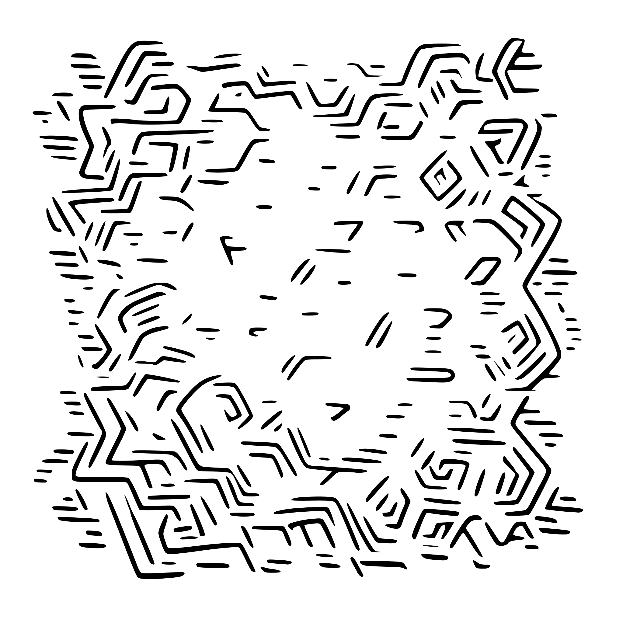 AI-generated SVG of a doodle pattern