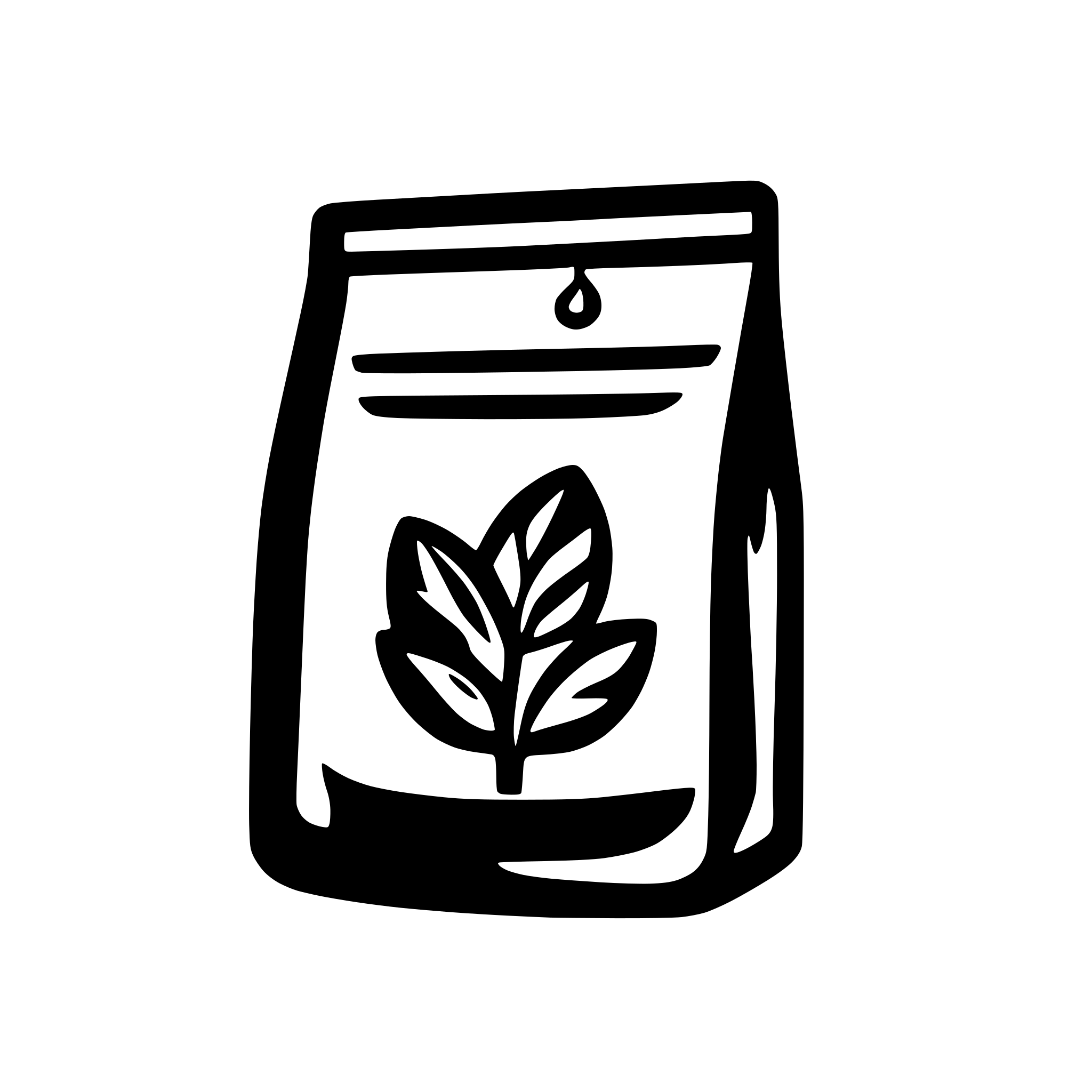 AI-generated SVG of a grains bag