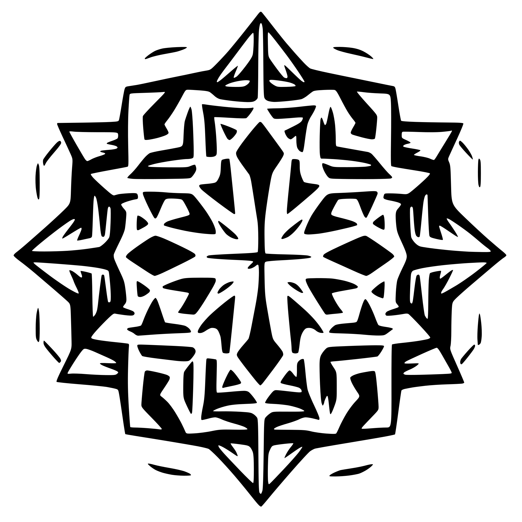 AI-generated SVG of a kaleidoscop gradient