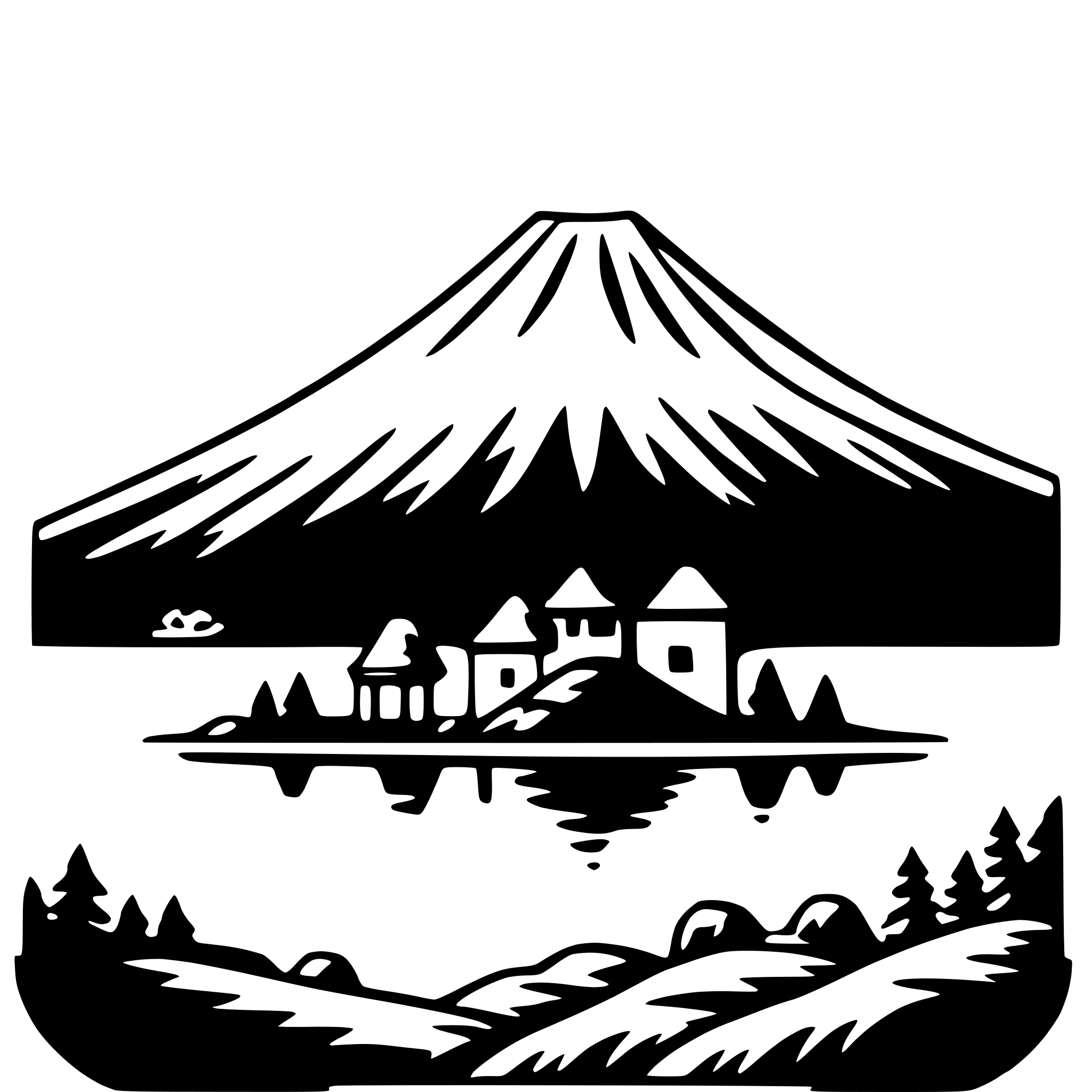 AI-generated SVG of 'mount fuji'