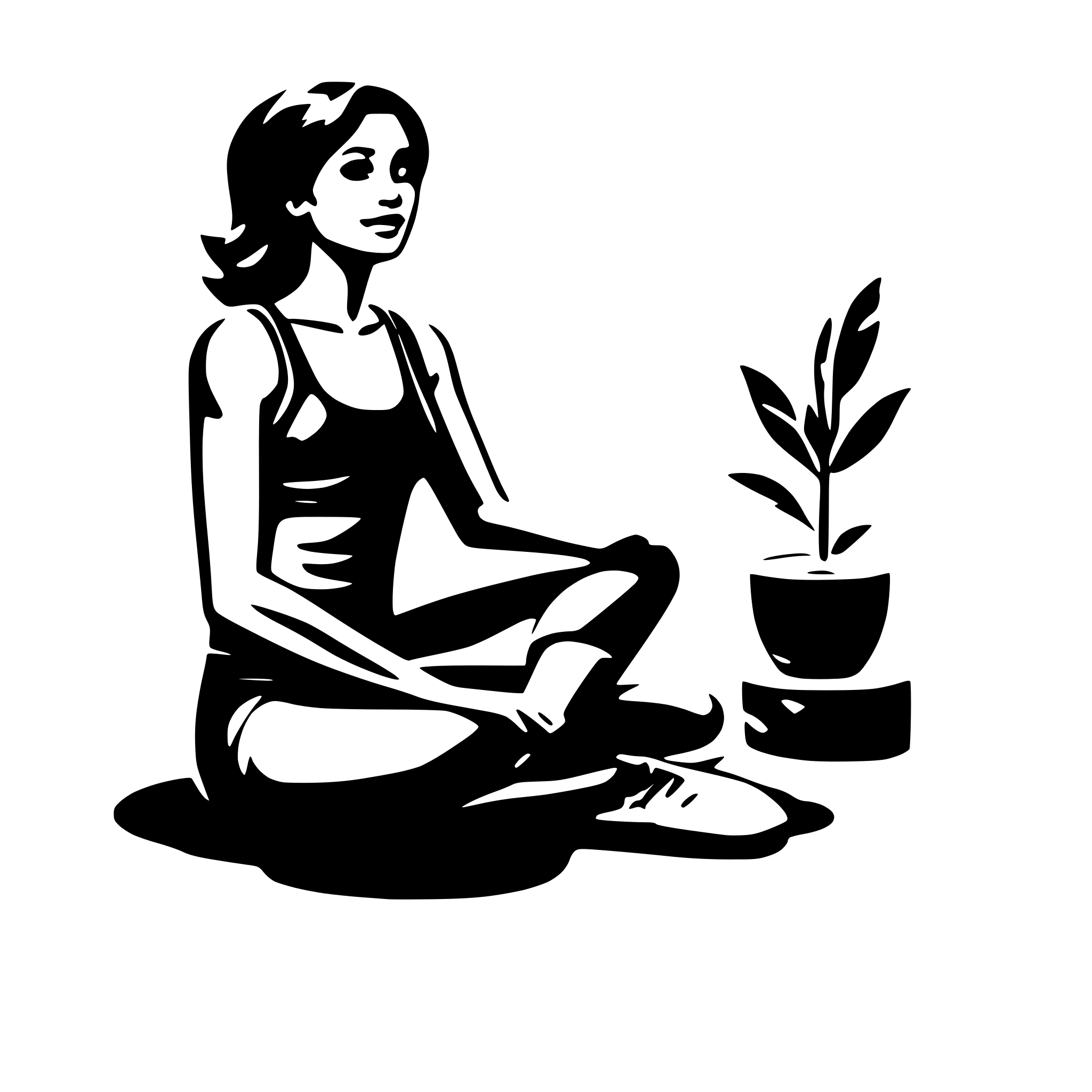 AI-generated SVG of 'health and welness with exrcising'