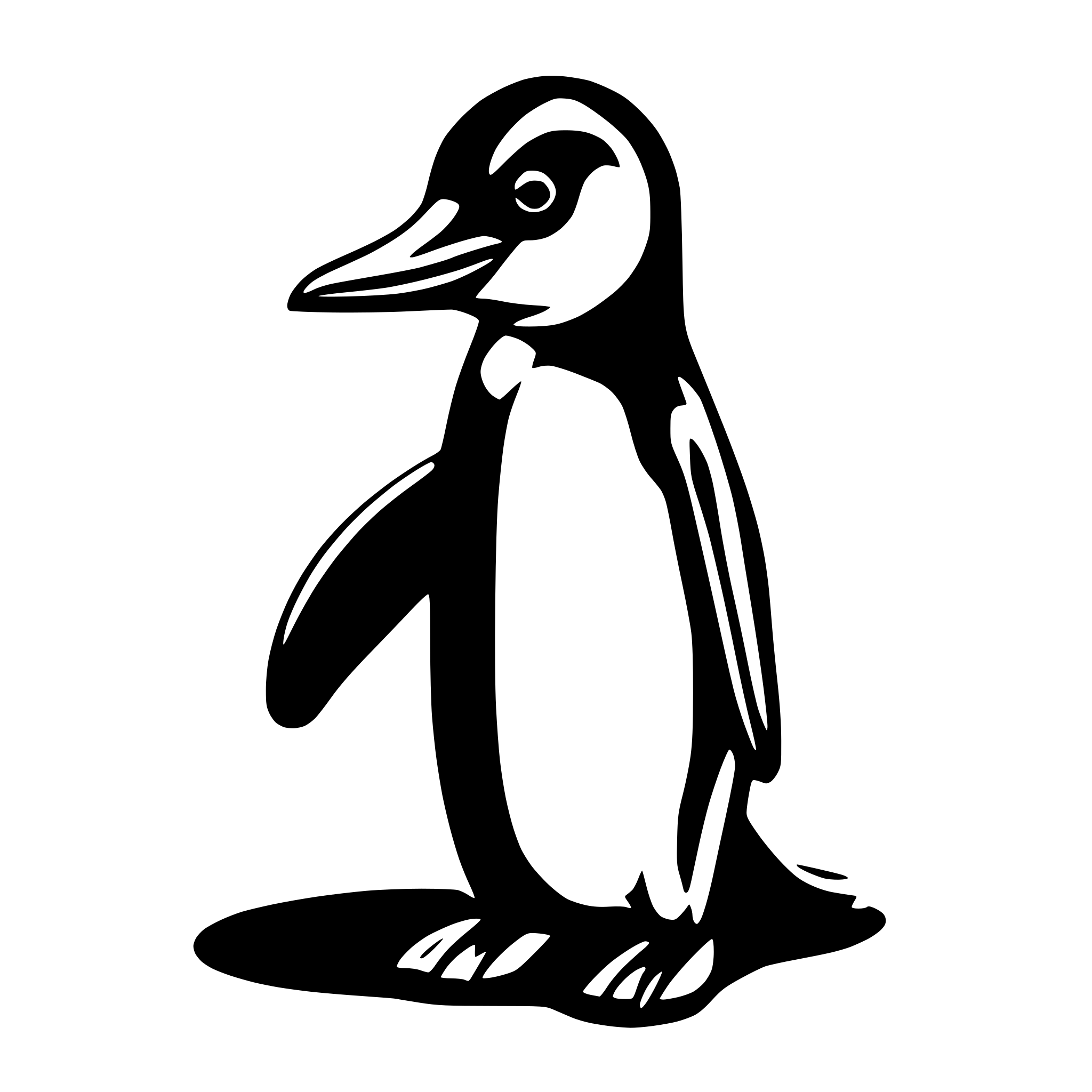 AI-generated SVG of 'pinguin'