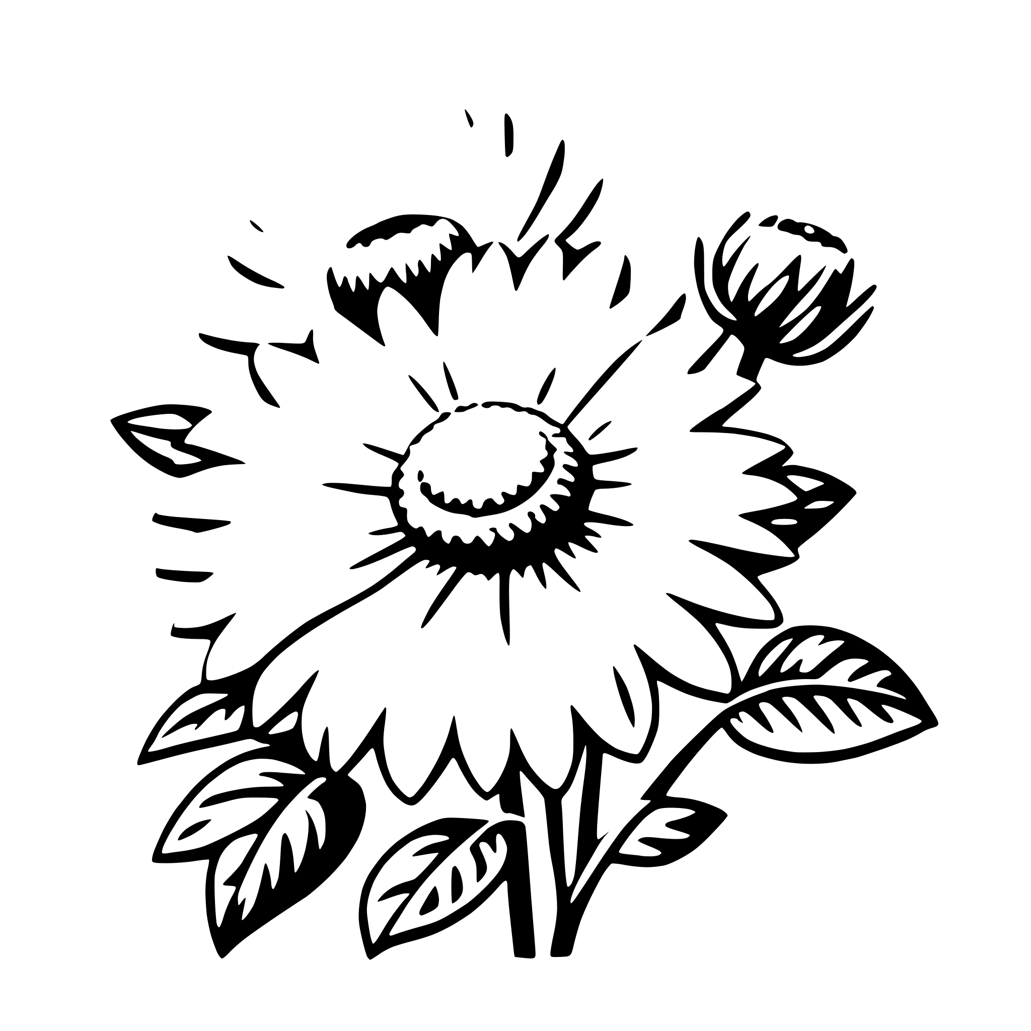 AI-generated SVG of 'aster'