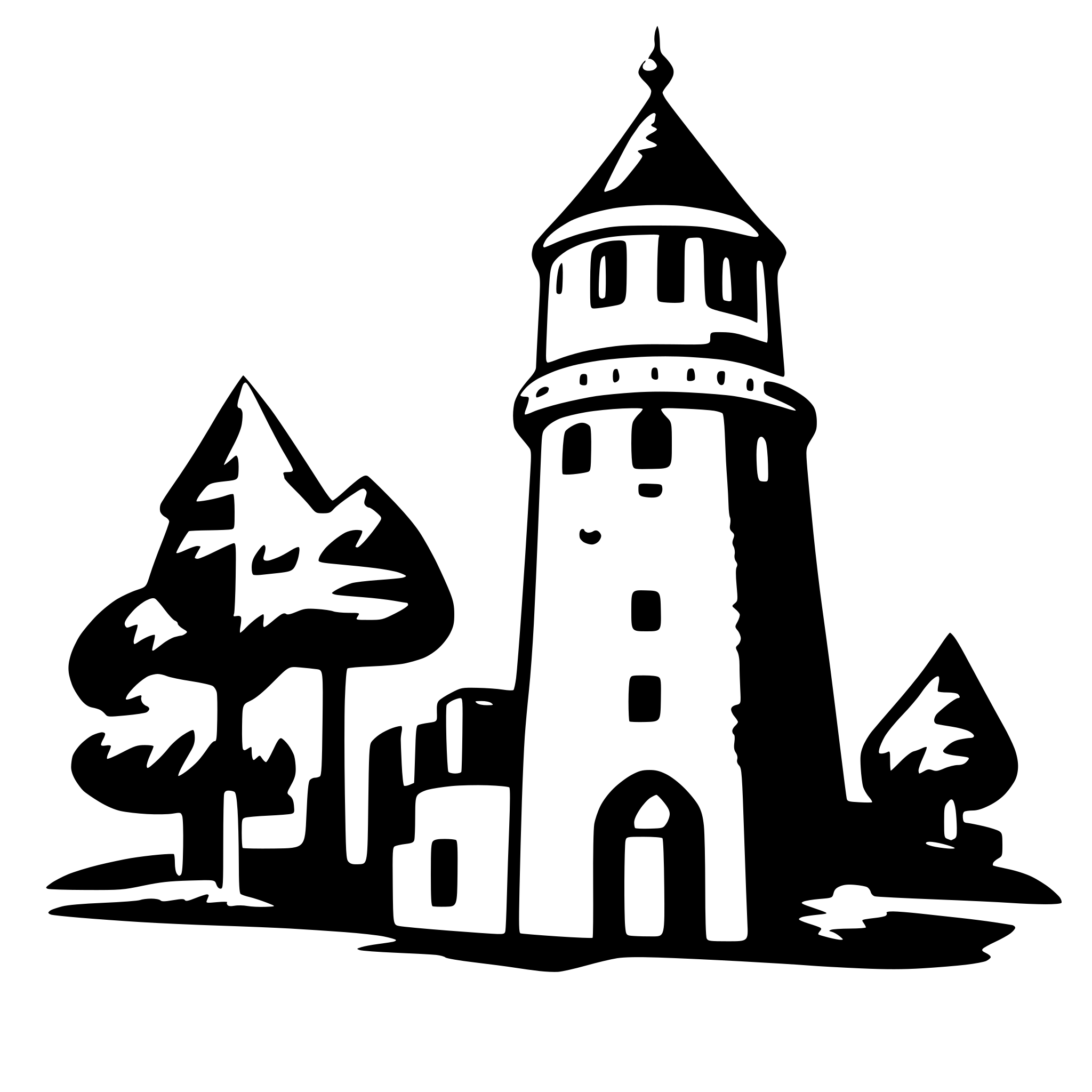 AI-generated SVG of a TOWER