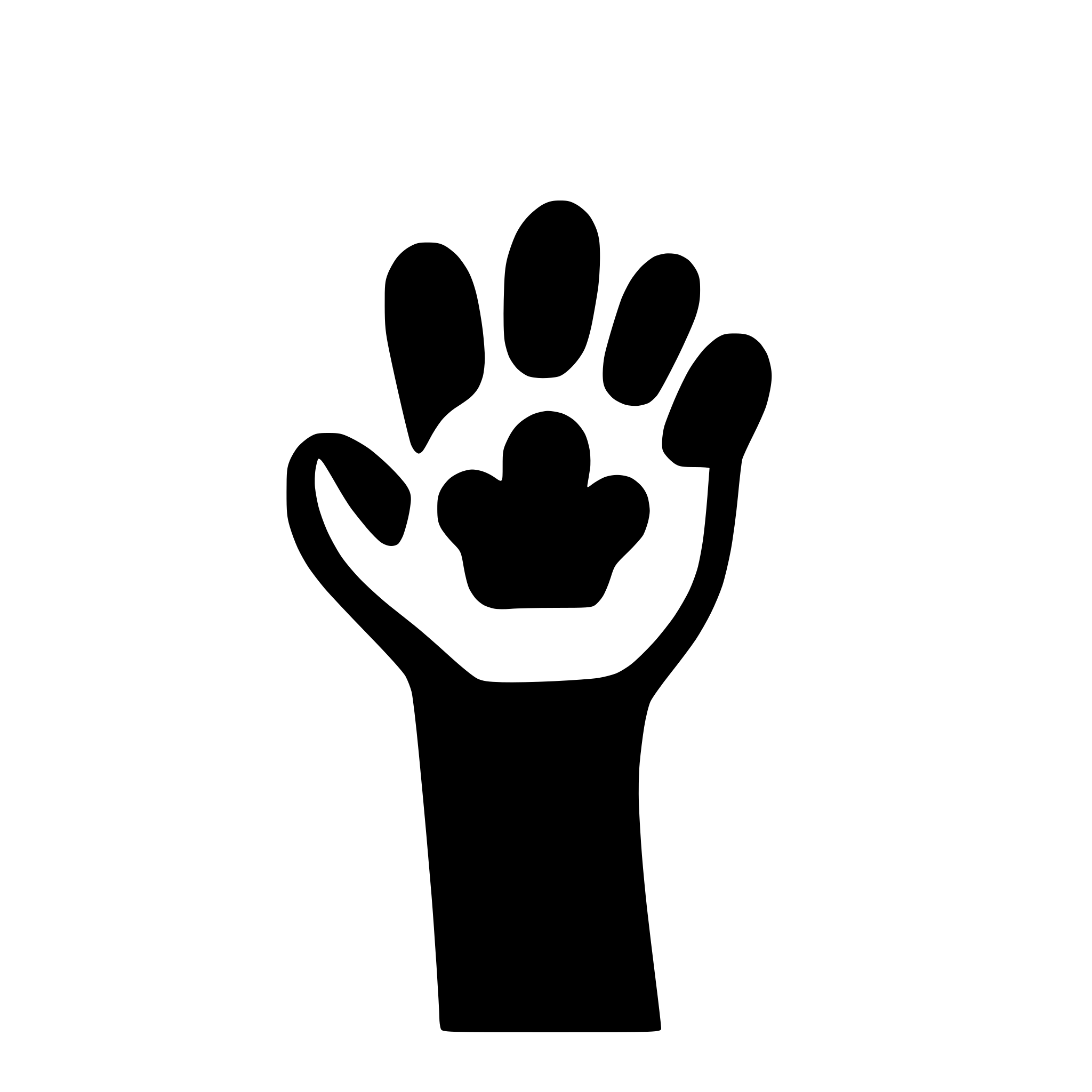 AI-generated SVG of a Infinty Heart Paw