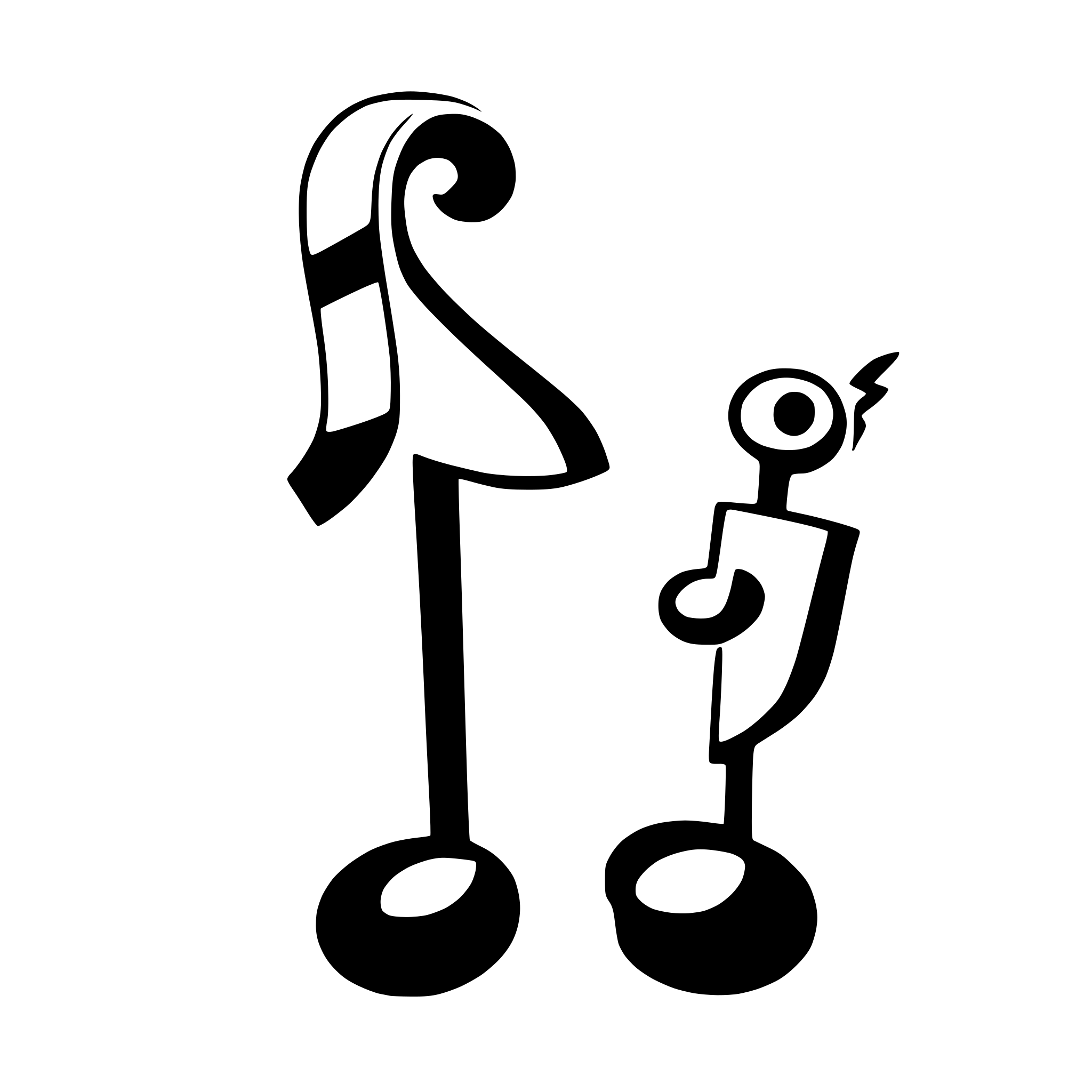 AI-generated SVG of a Musical Note Fun Cute