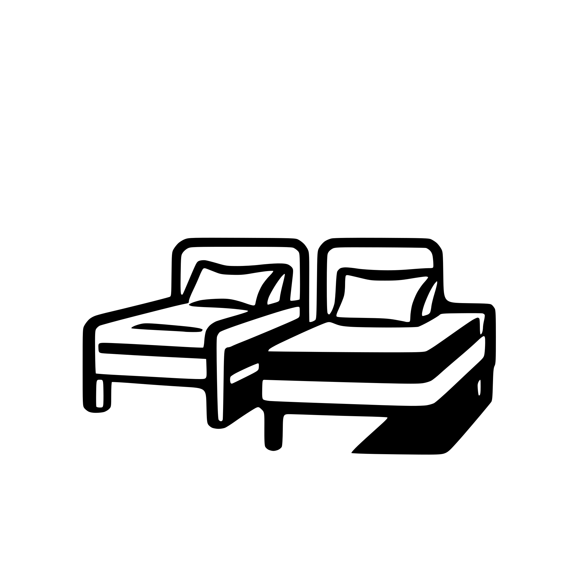 AI-generated SVG of 'twin beds'