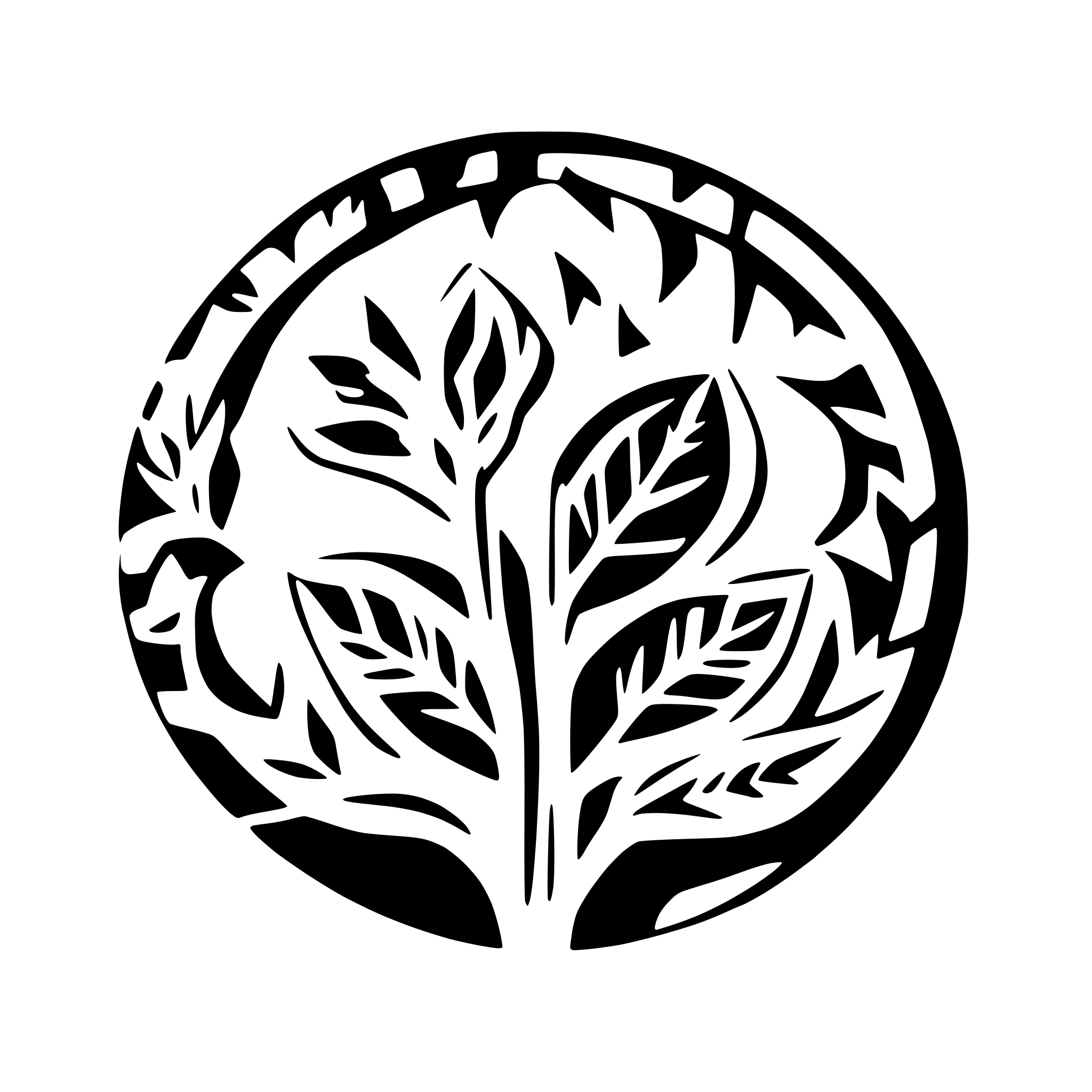 AI-generated SVG of 'medieval florar ornaments'