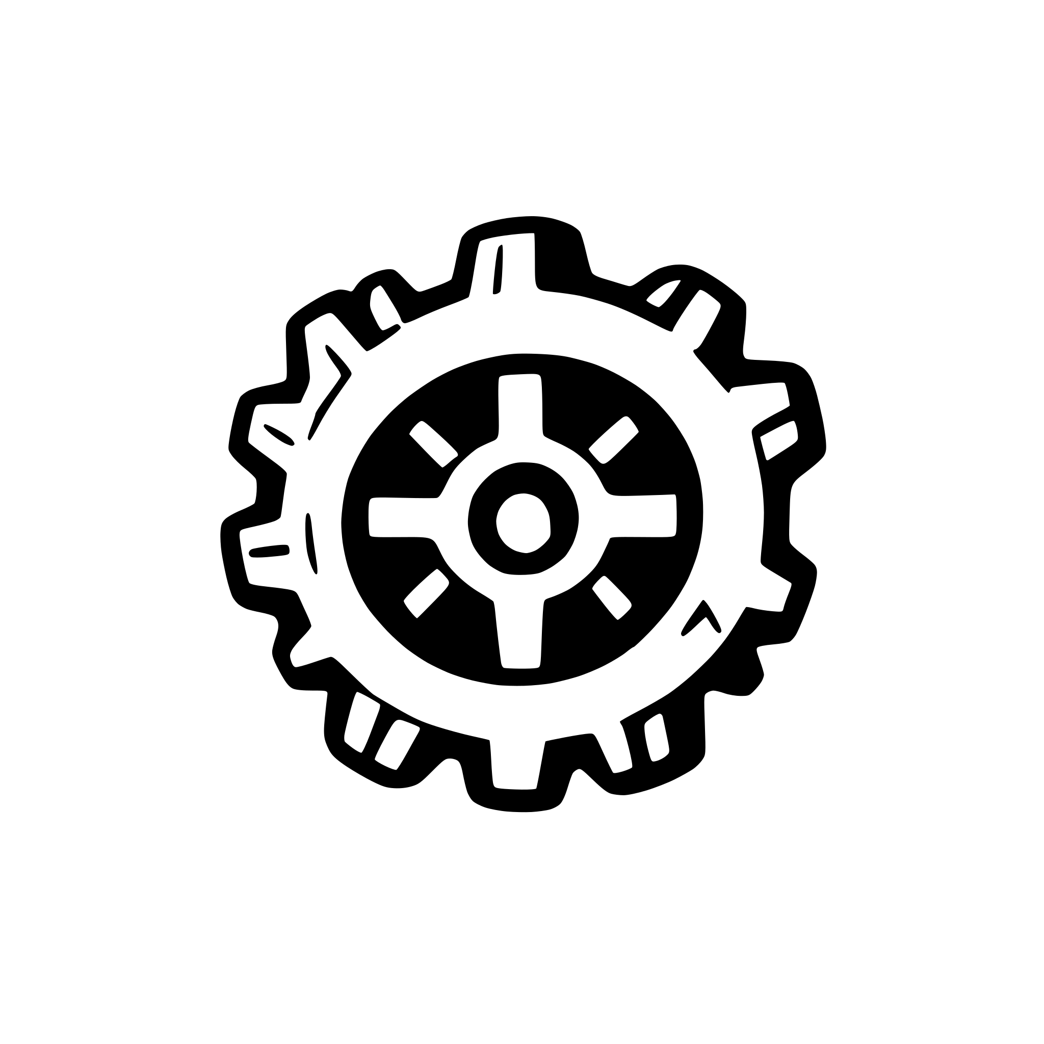 AI-generated SVG of a Gearwheel